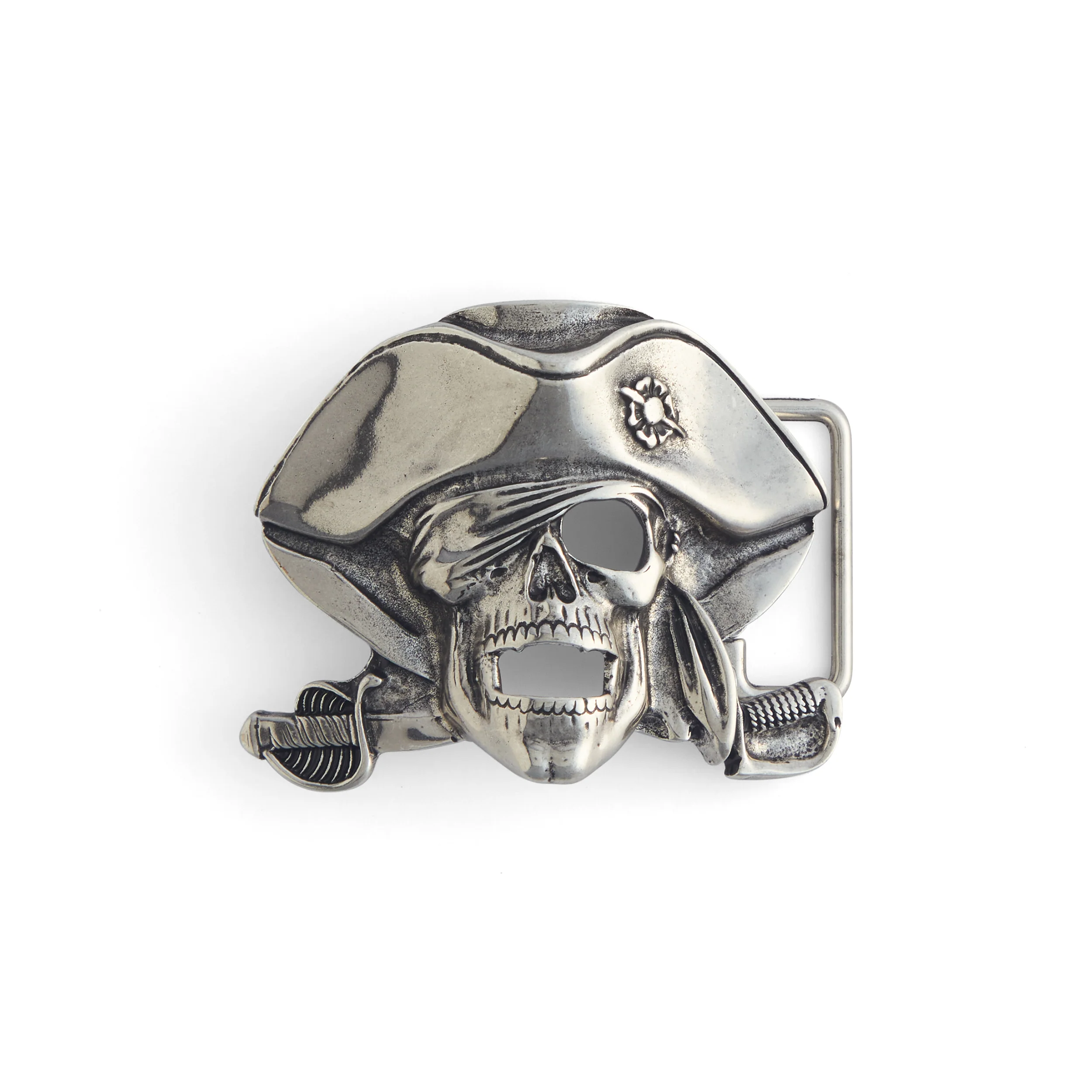 Pirate Skull Trophy Buckle - Image 2