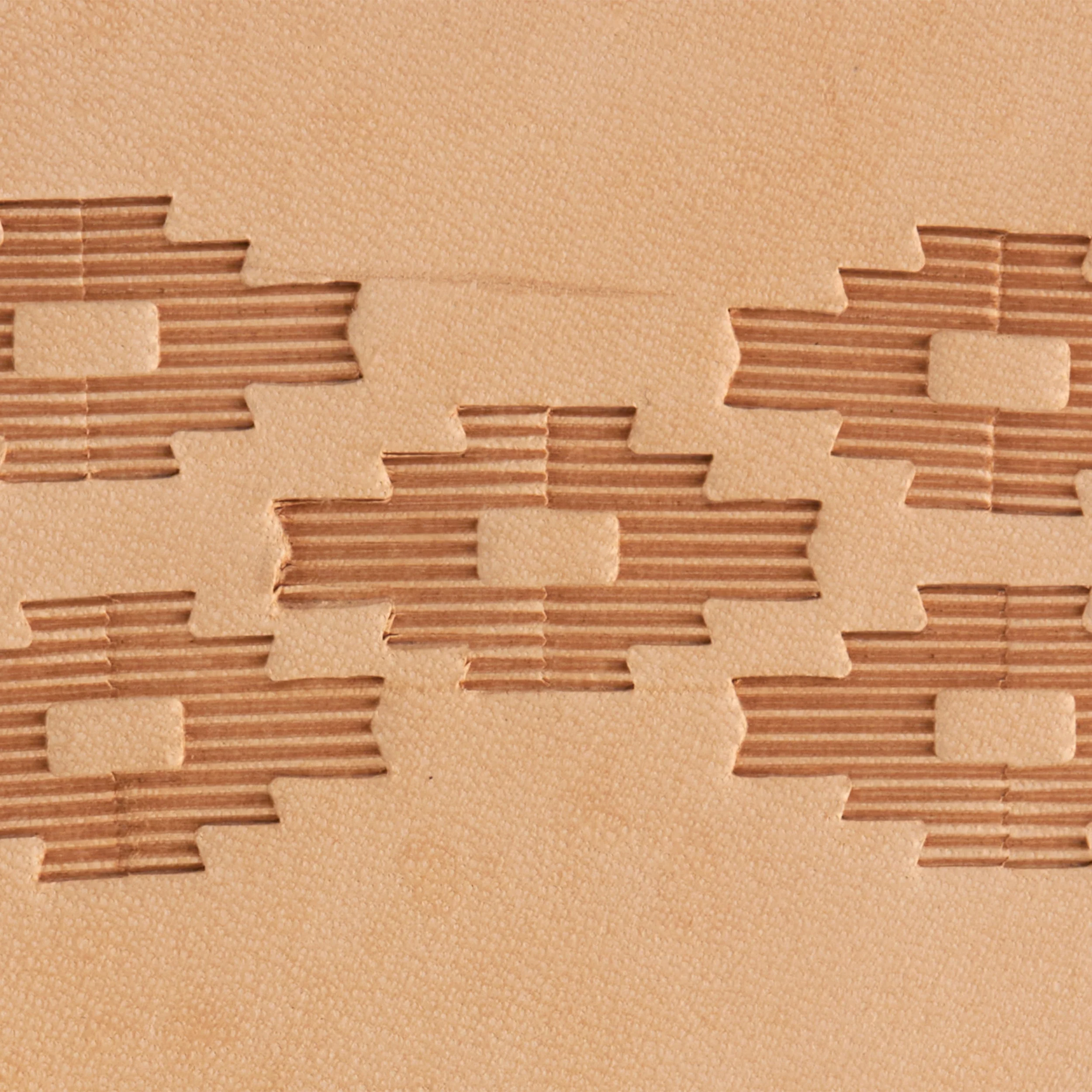 Pyramid Border Brass Stamp - Image 2