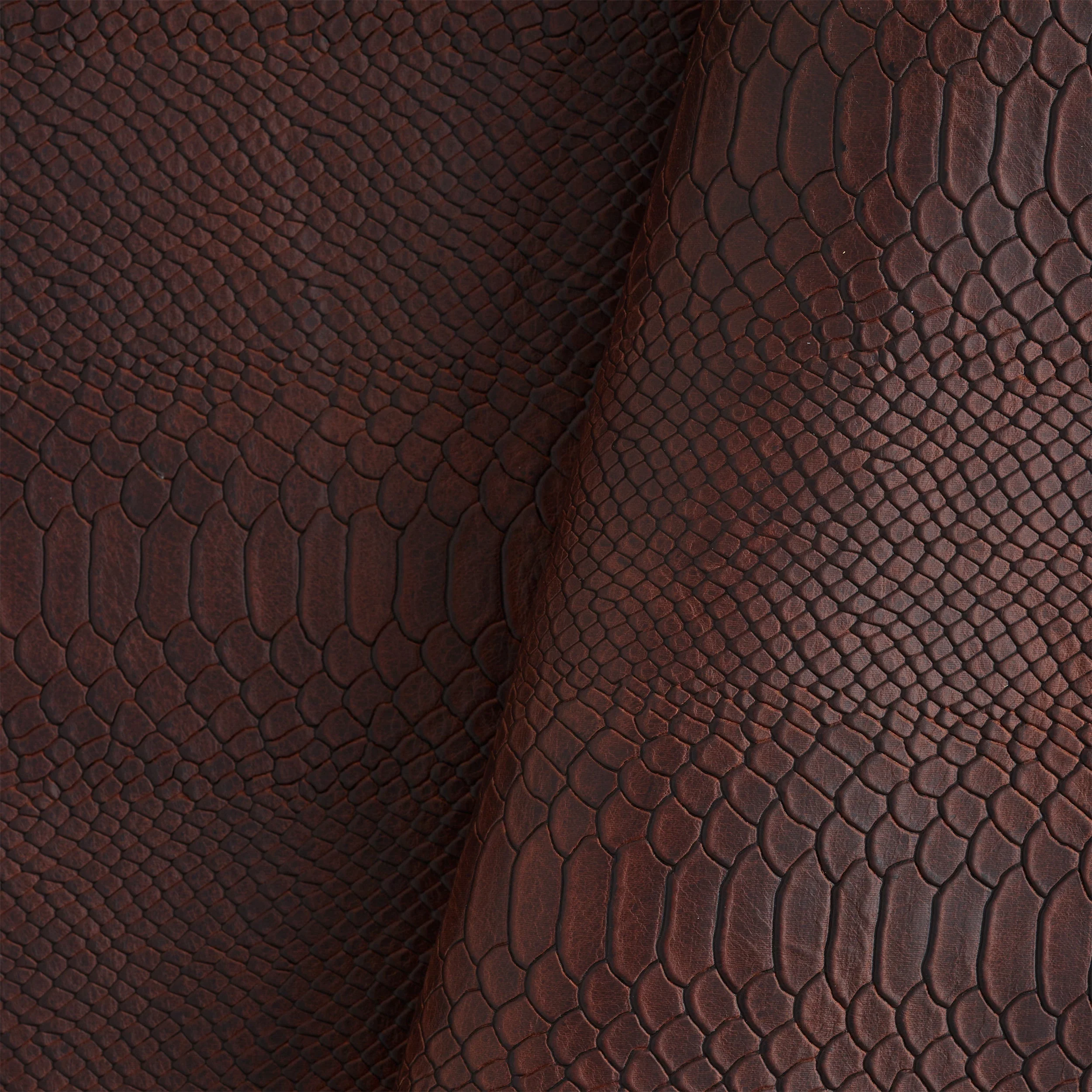 Python Embossed Veg-Tan Single Shoulder - Image 9
