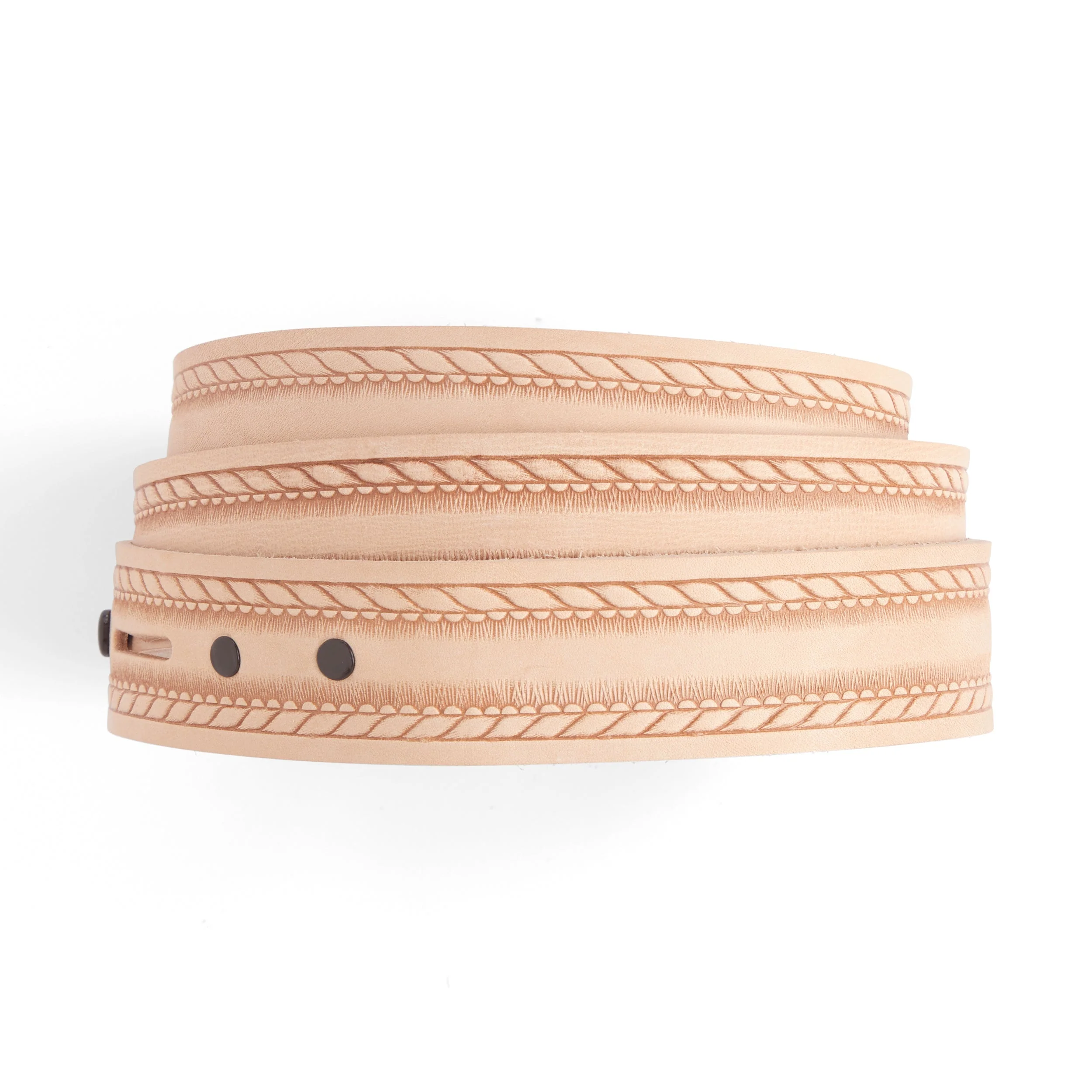 Rope Edge Embossed Belt Blank - Image 2