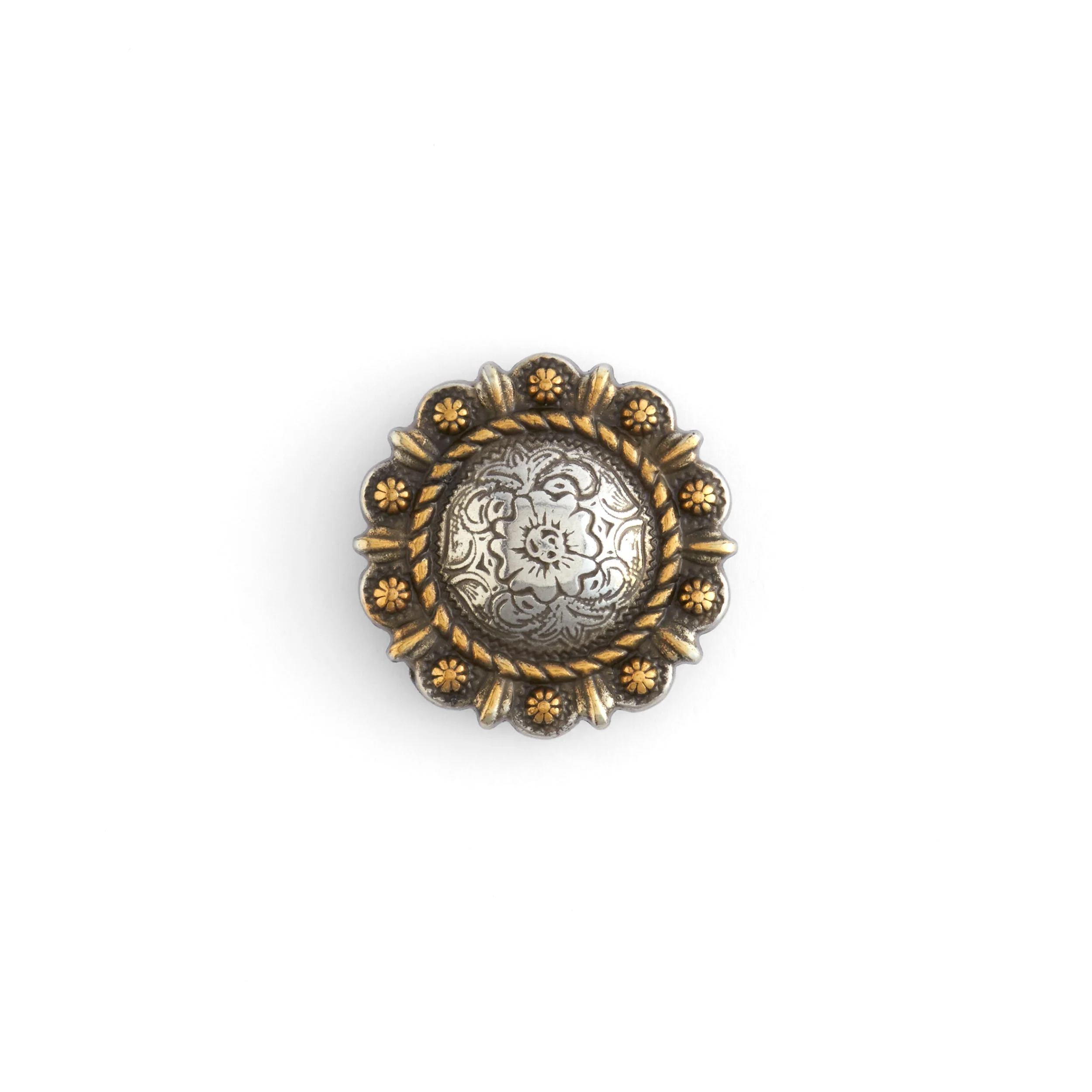 Roped Berry Round Conchos - Image 4