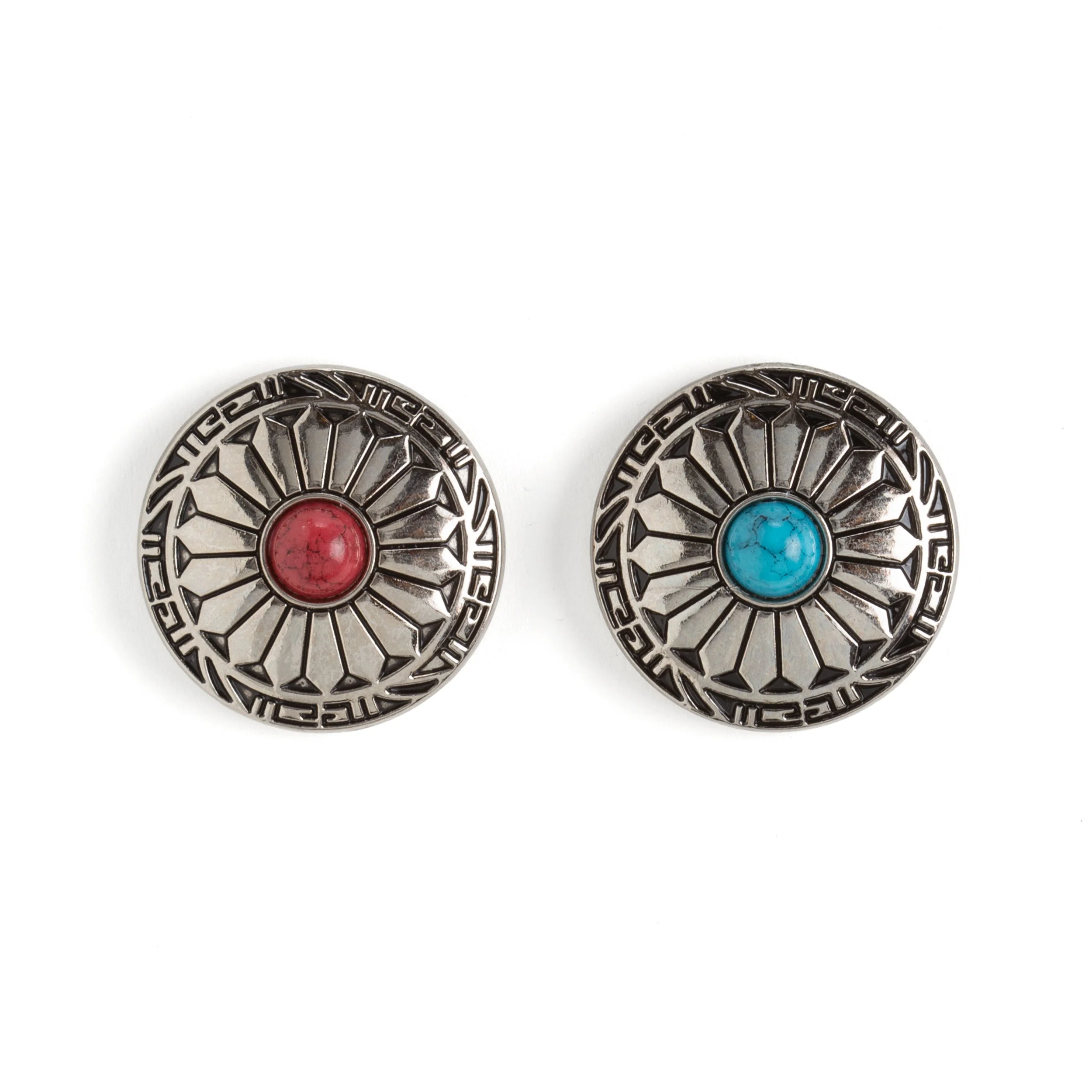 Round Flower Concho - Image 4