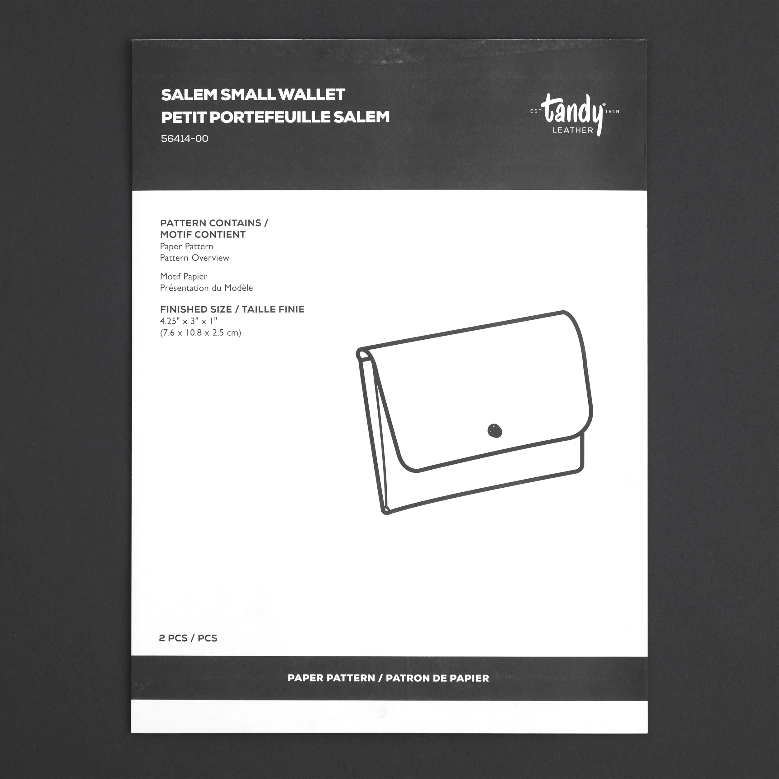 Salem Small Wallet Paper Pattern - Image 9