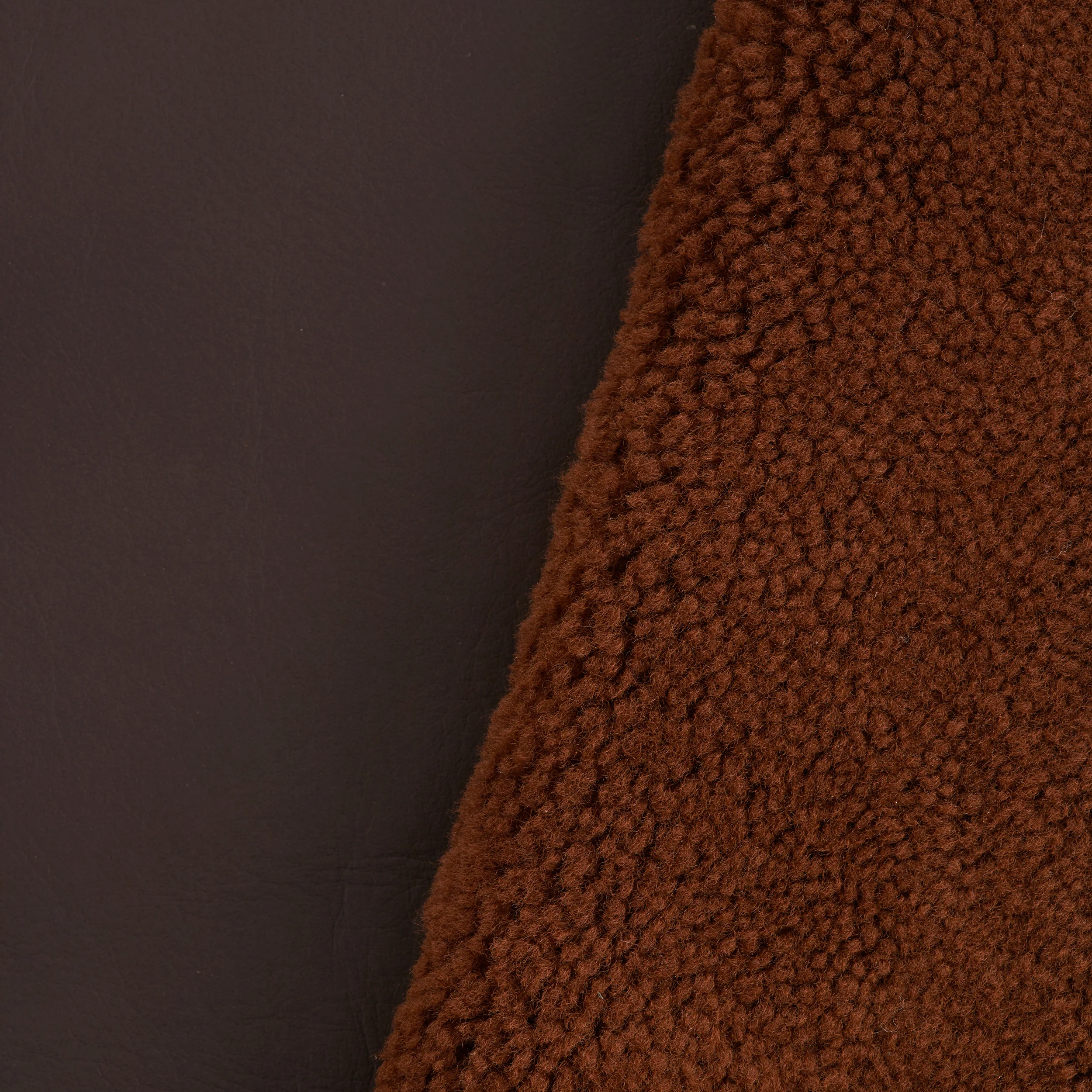 Shearling Dark Brown - Image 3