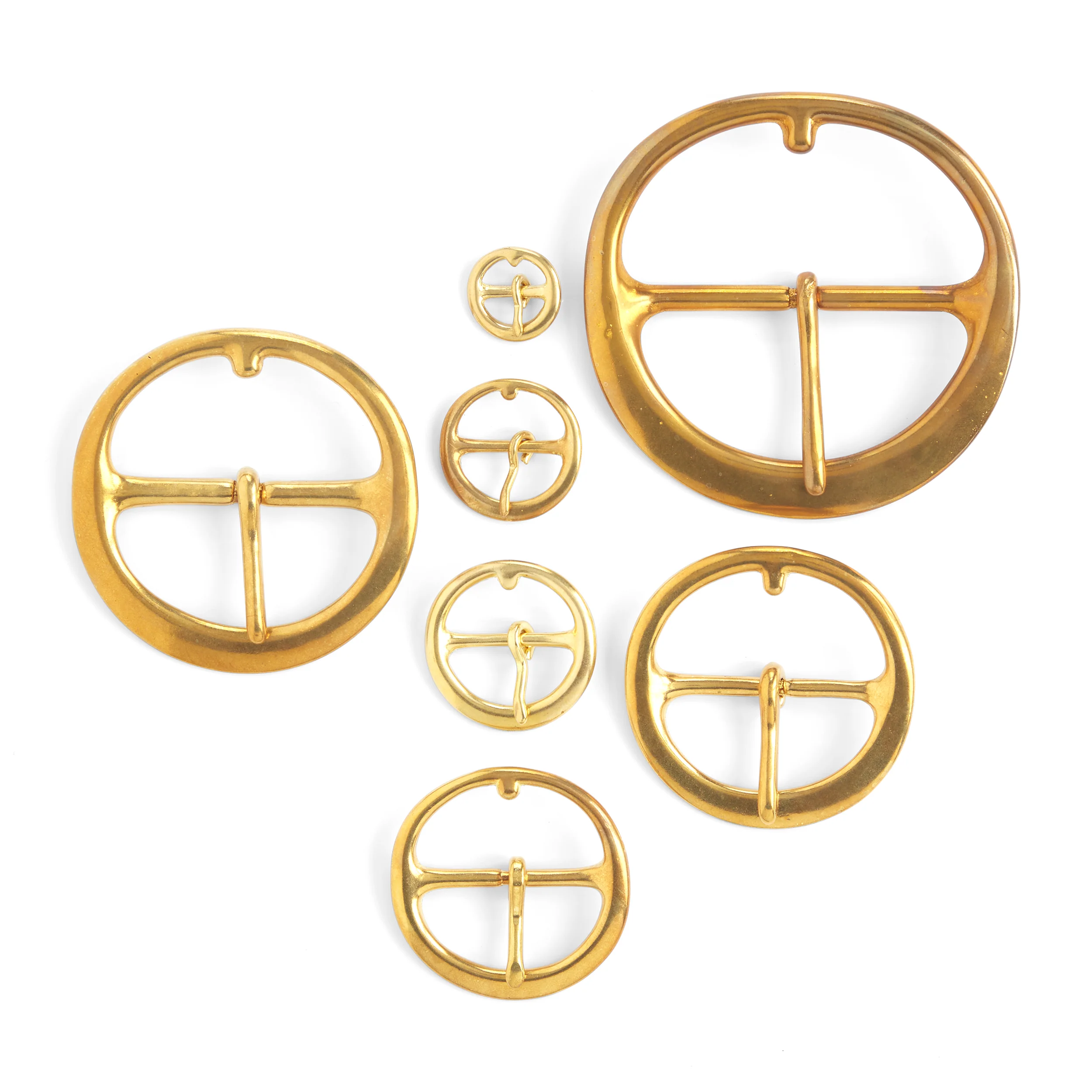 Shiloh Brass Round Buckle - Image 2