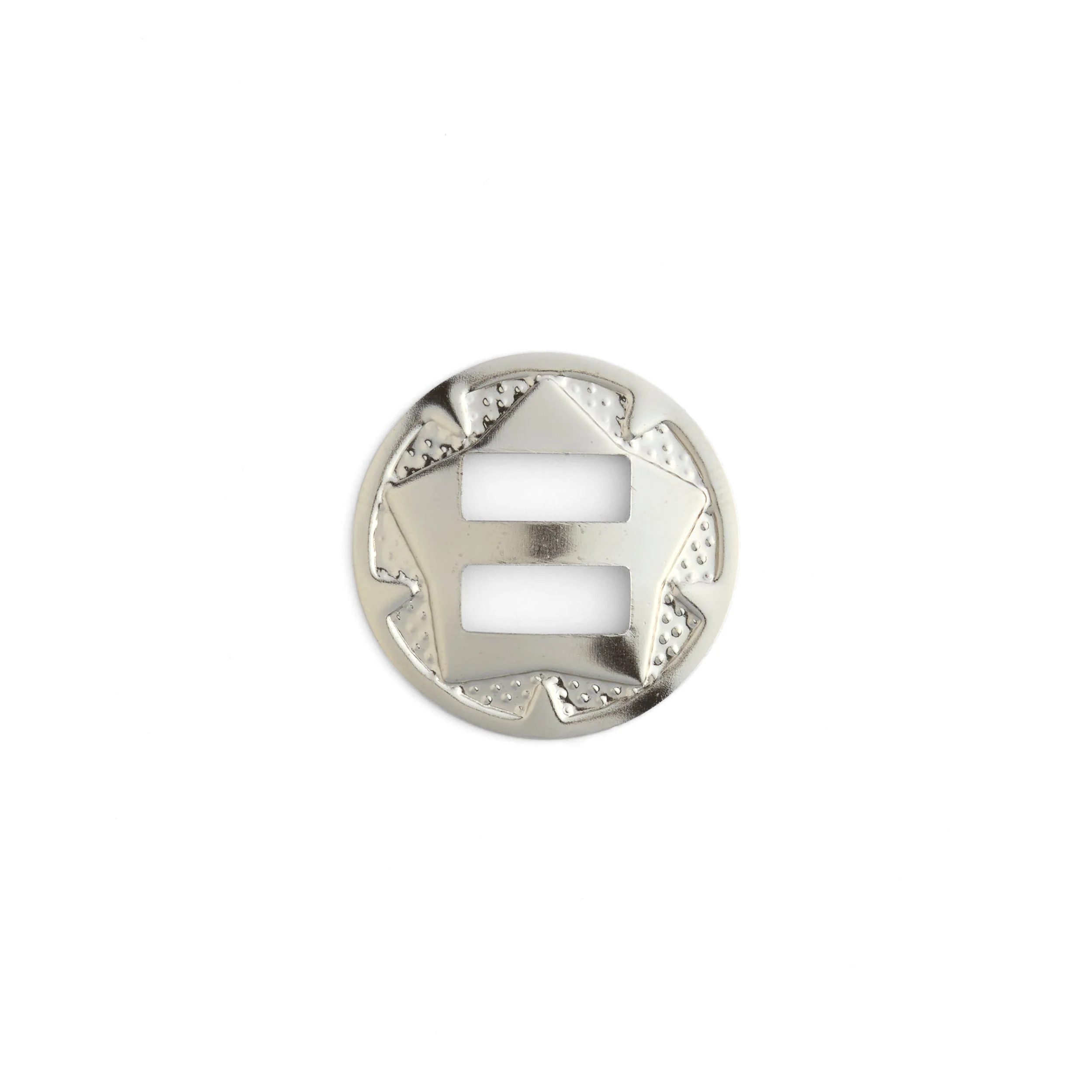 Slotted Round Concho With Star Pack of 10 - Image 4