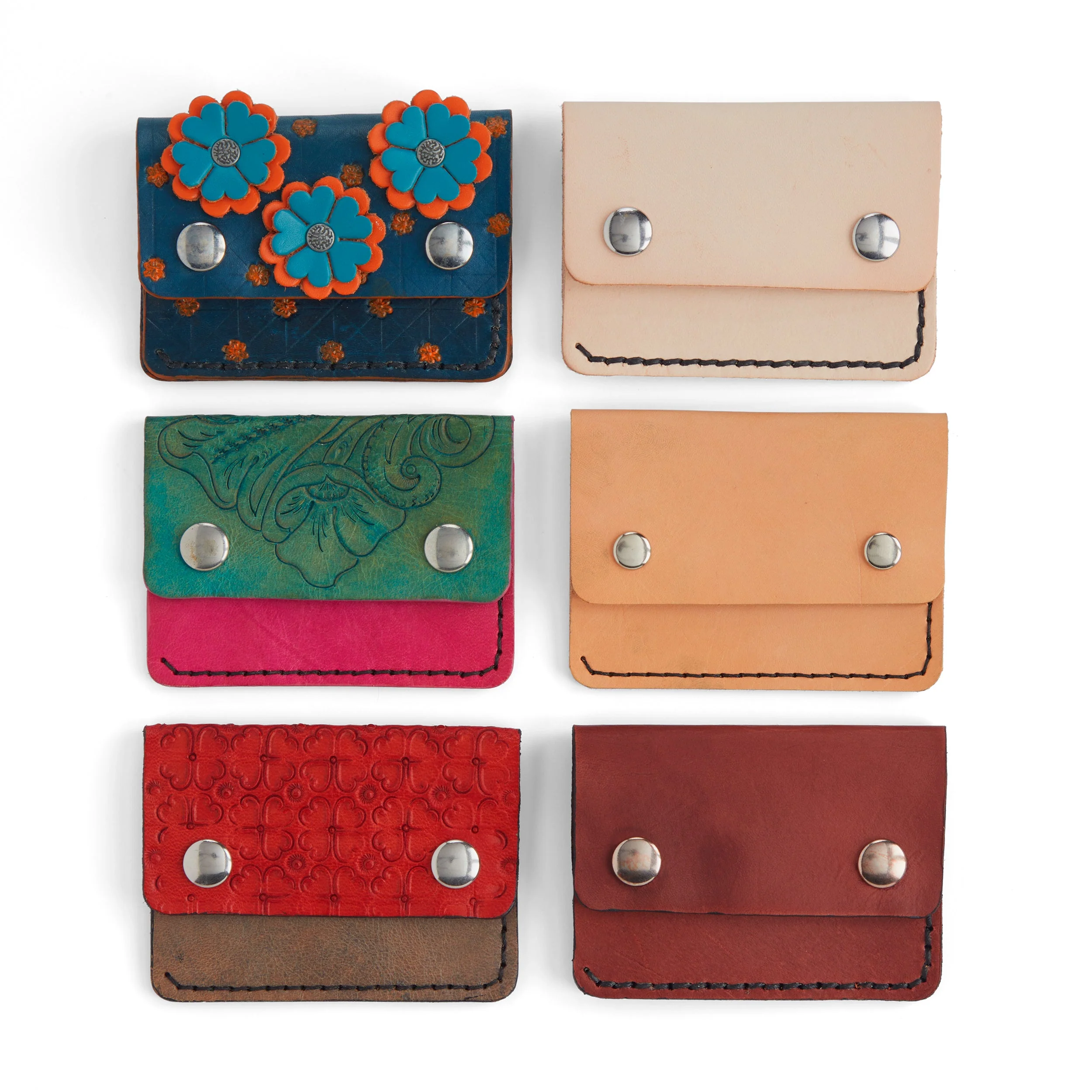 Snap Card Case Leather Pack of 10 - Image 2