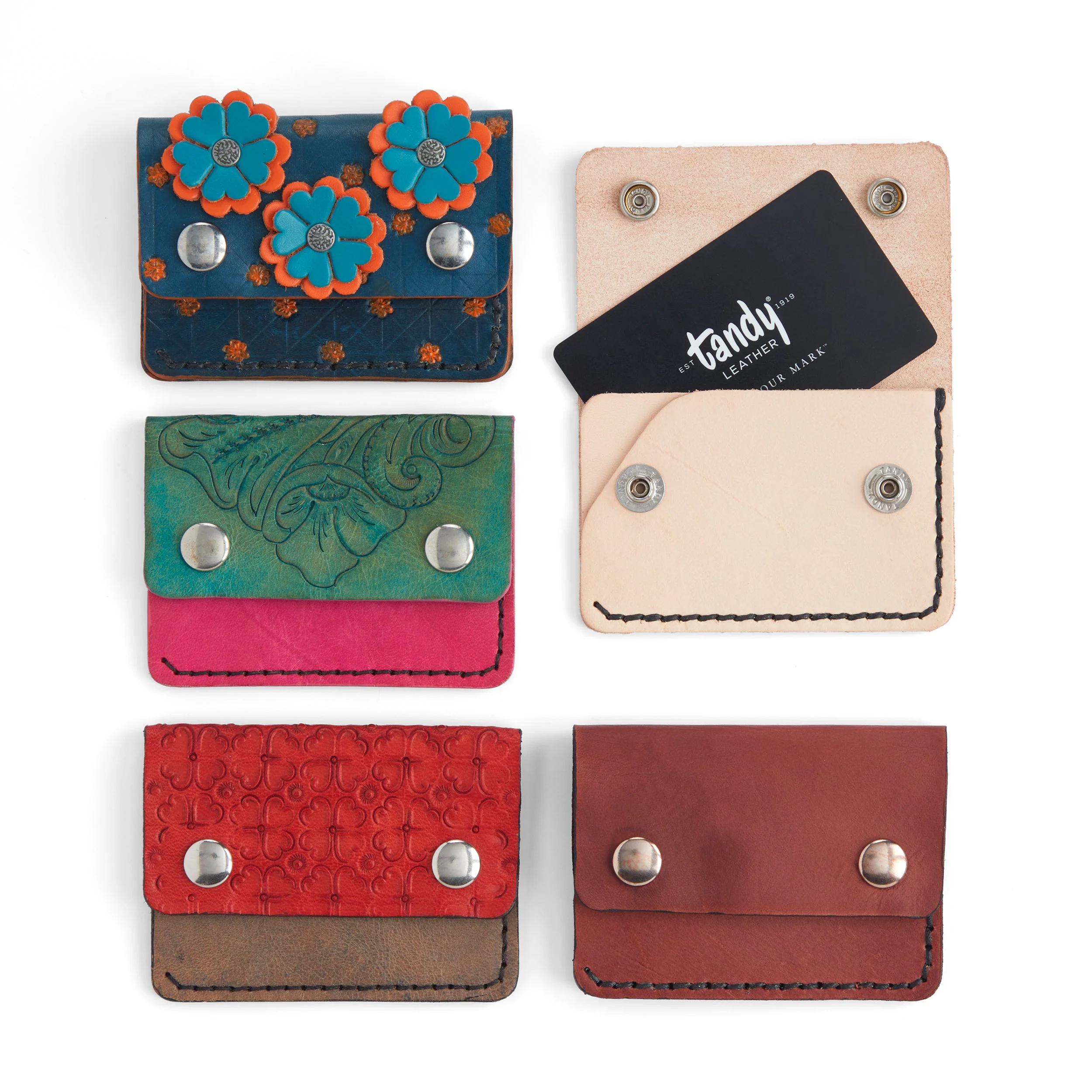 Snap Card Case Leather Pack of 10 - Image 6