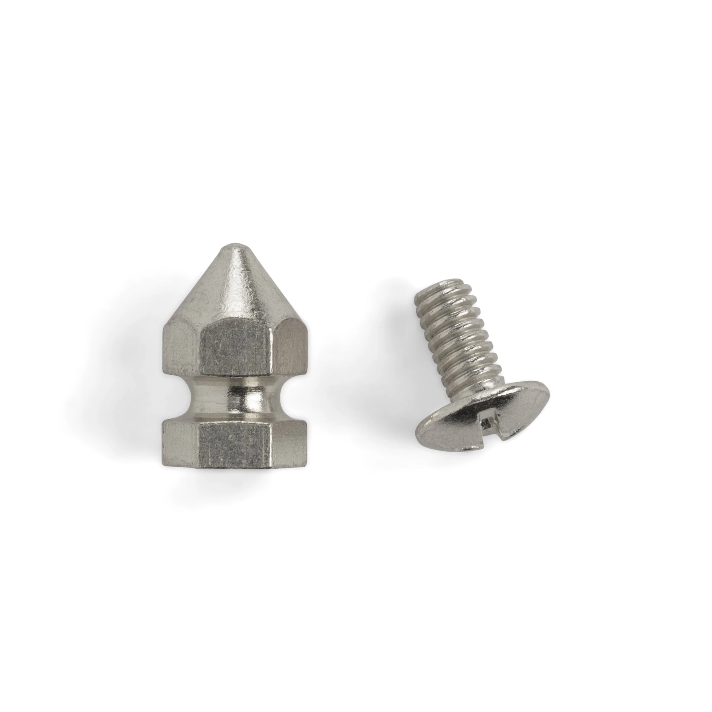 Solid Brass Spiked Rivet Screwback 10 Pack - Image 5