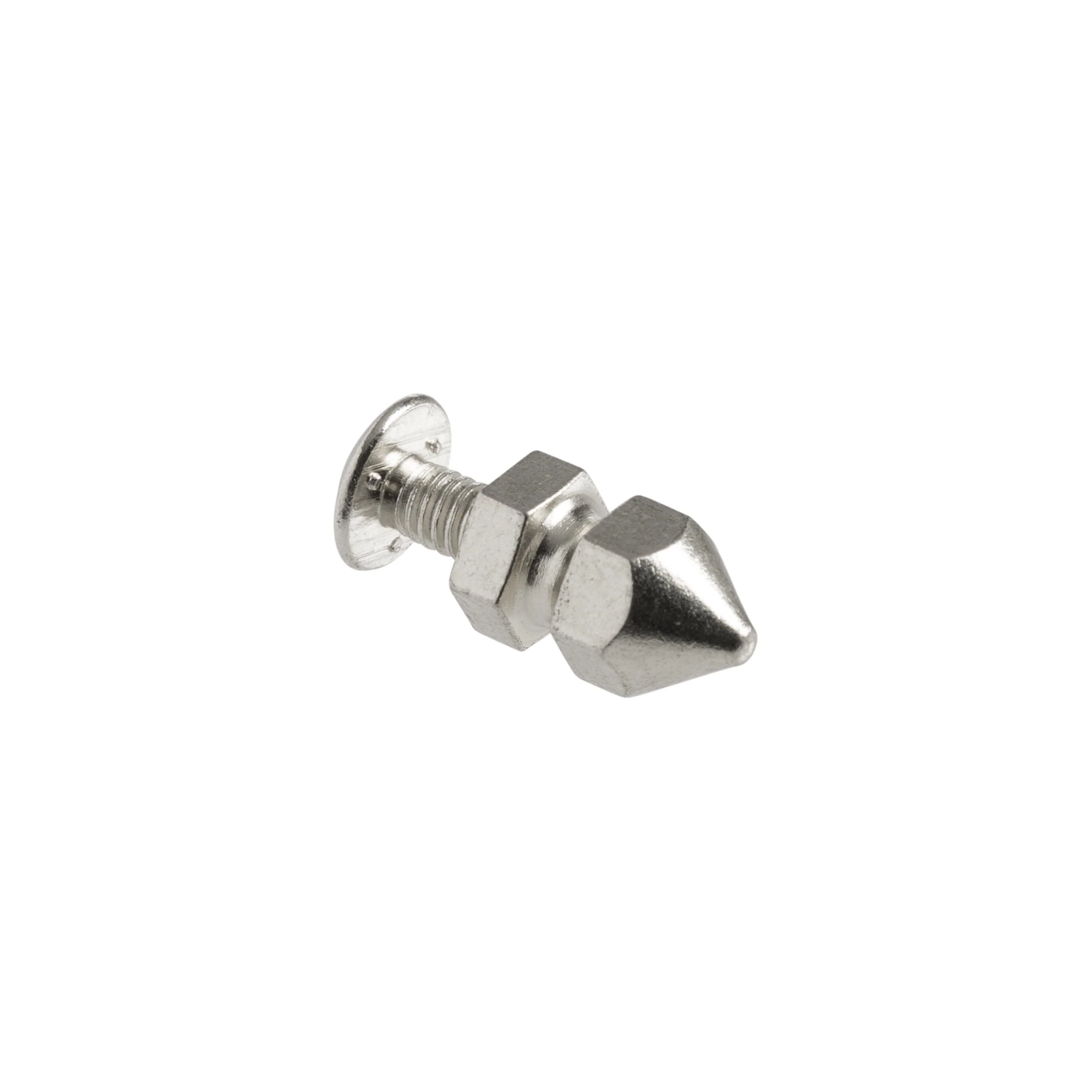 Solid Brass Spiked Rivet Screwback 10 Pack - Image 6