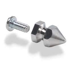 Solid Brass Spiked Rivet Screwback 10 Pack - Image 7