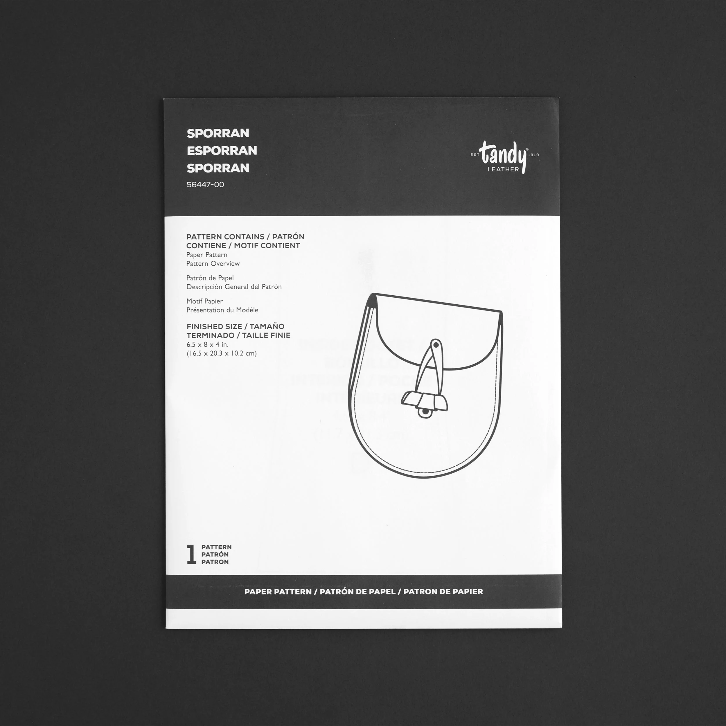 Sporran Paper Pattern - Image 10