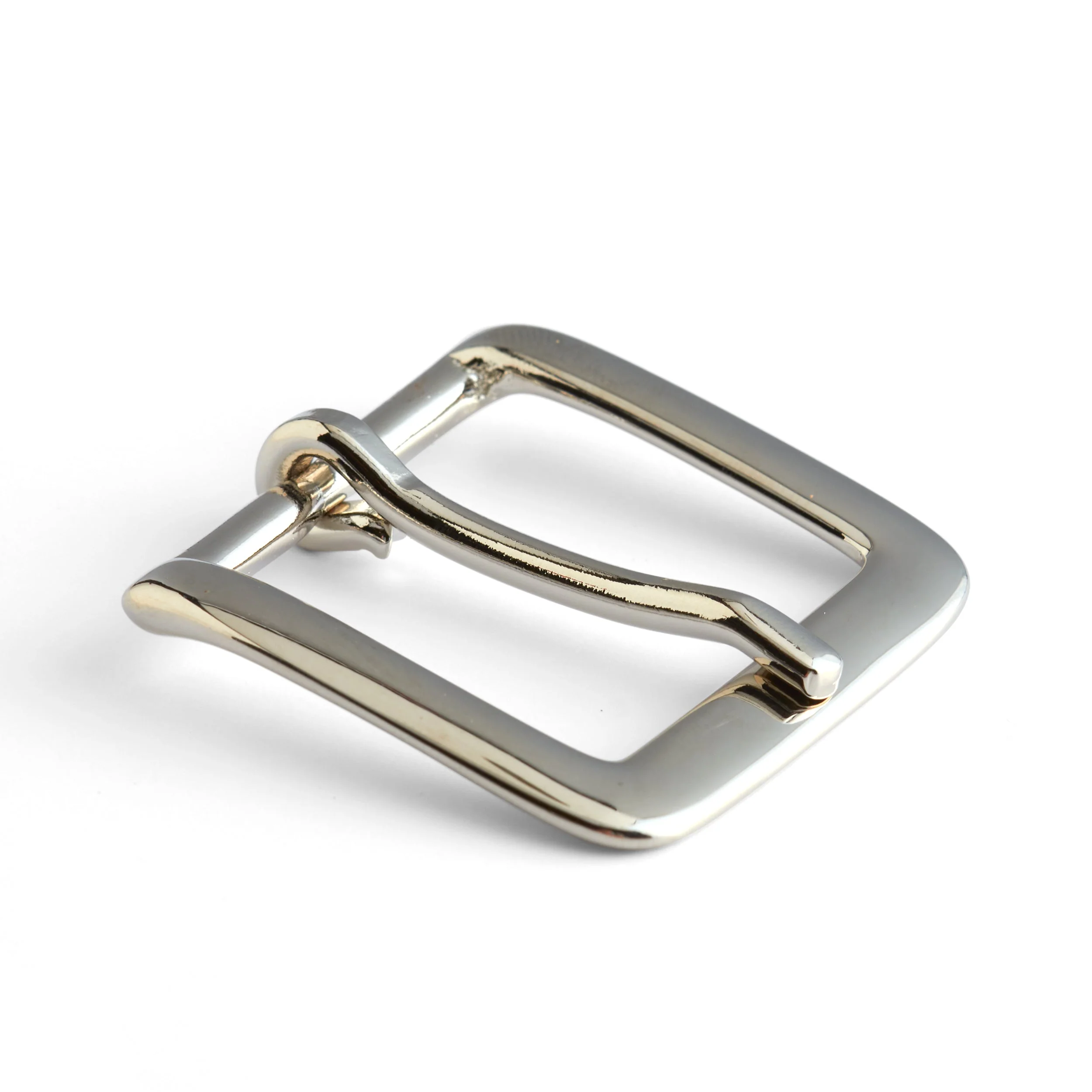 Brass Square Heel Bar Buckle - Image 2