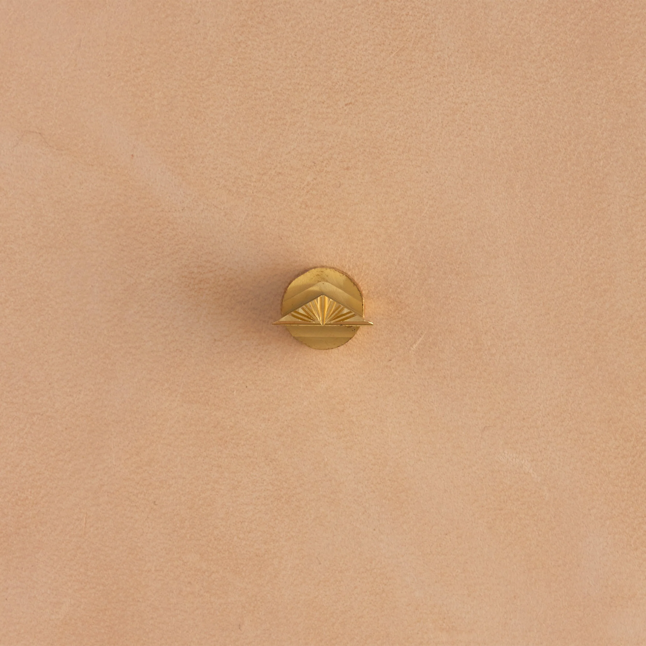 Sunburst Half Diamond Brass Stamp - Image 3