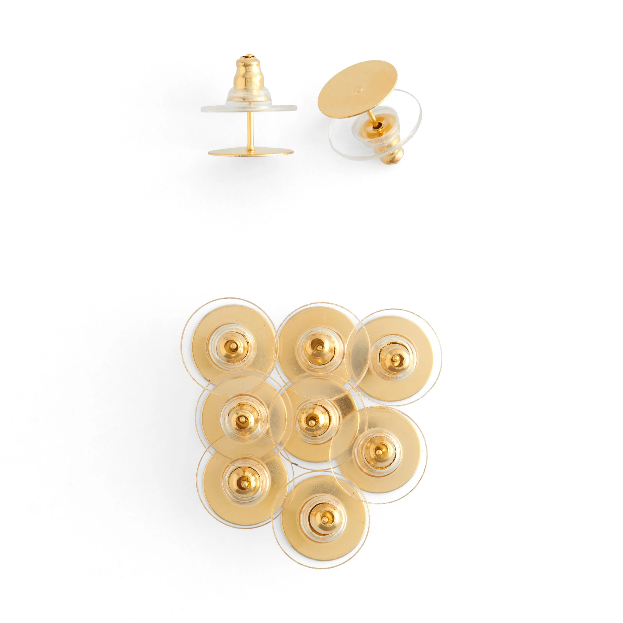 T® Stainless Steel Earring Post Studs 10 Pack - Image 3
