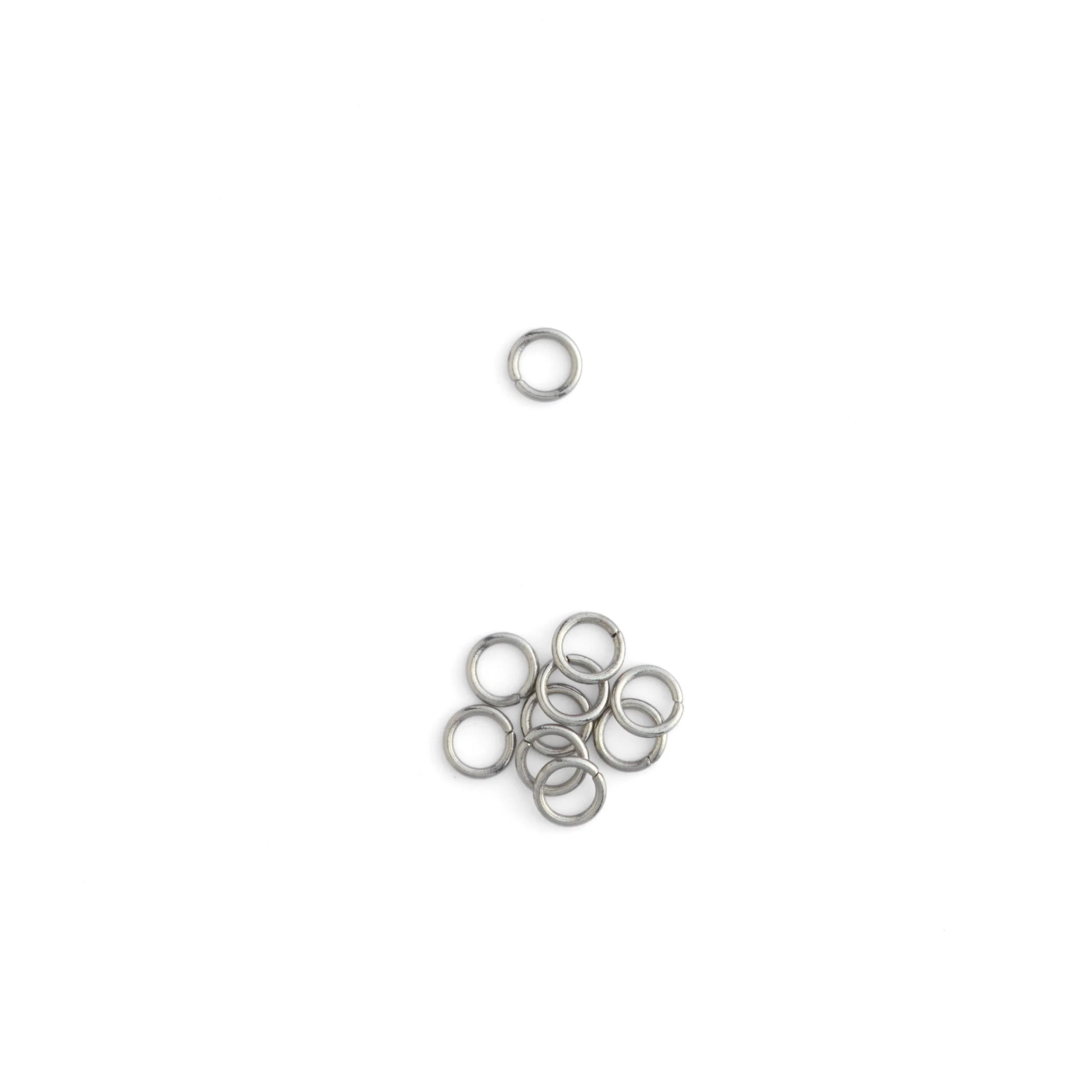 T® Stainless Steel Jump Rings 10 Pack - Image 2