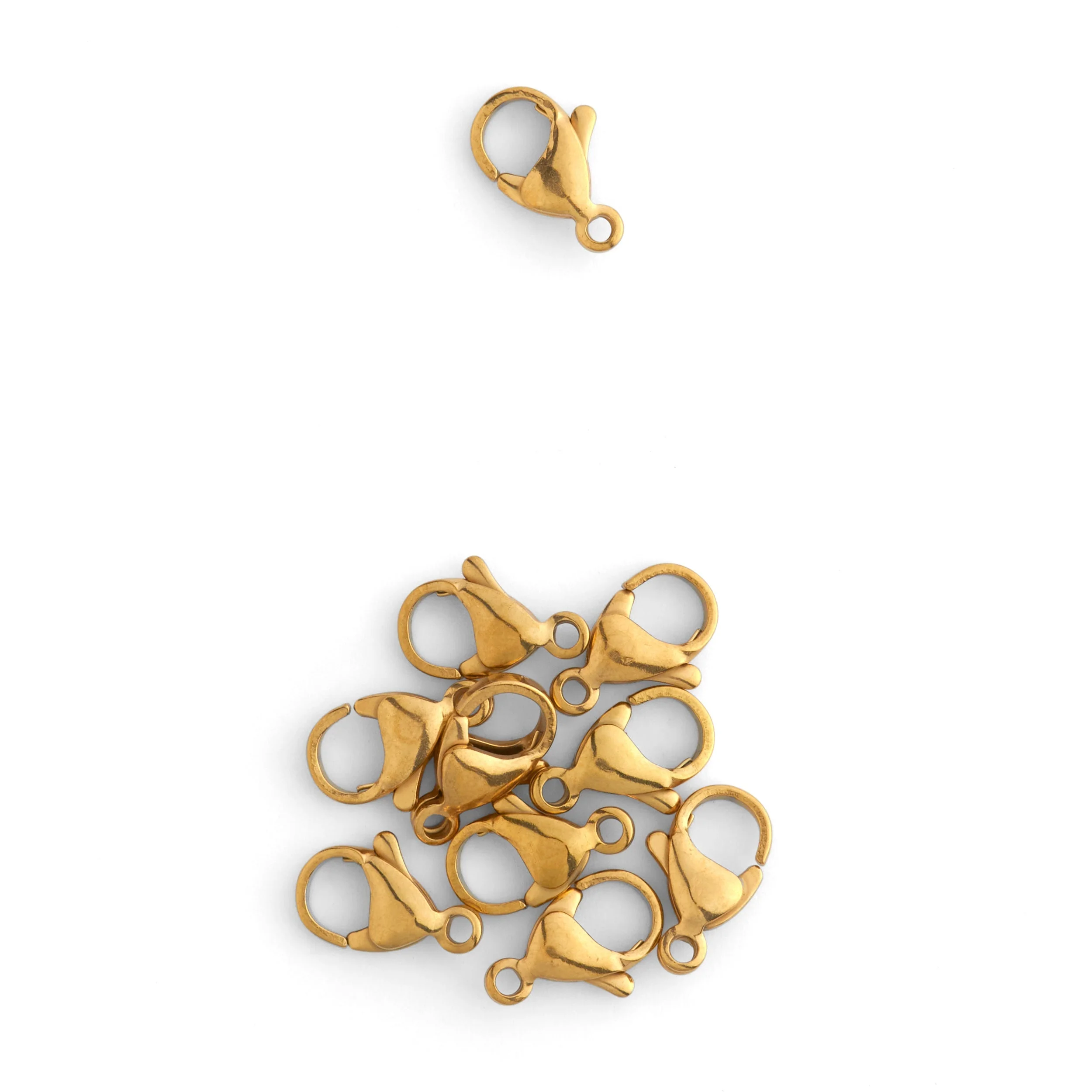 T® Stainless Steel Lobster Clasps 10 Pack - Image 3