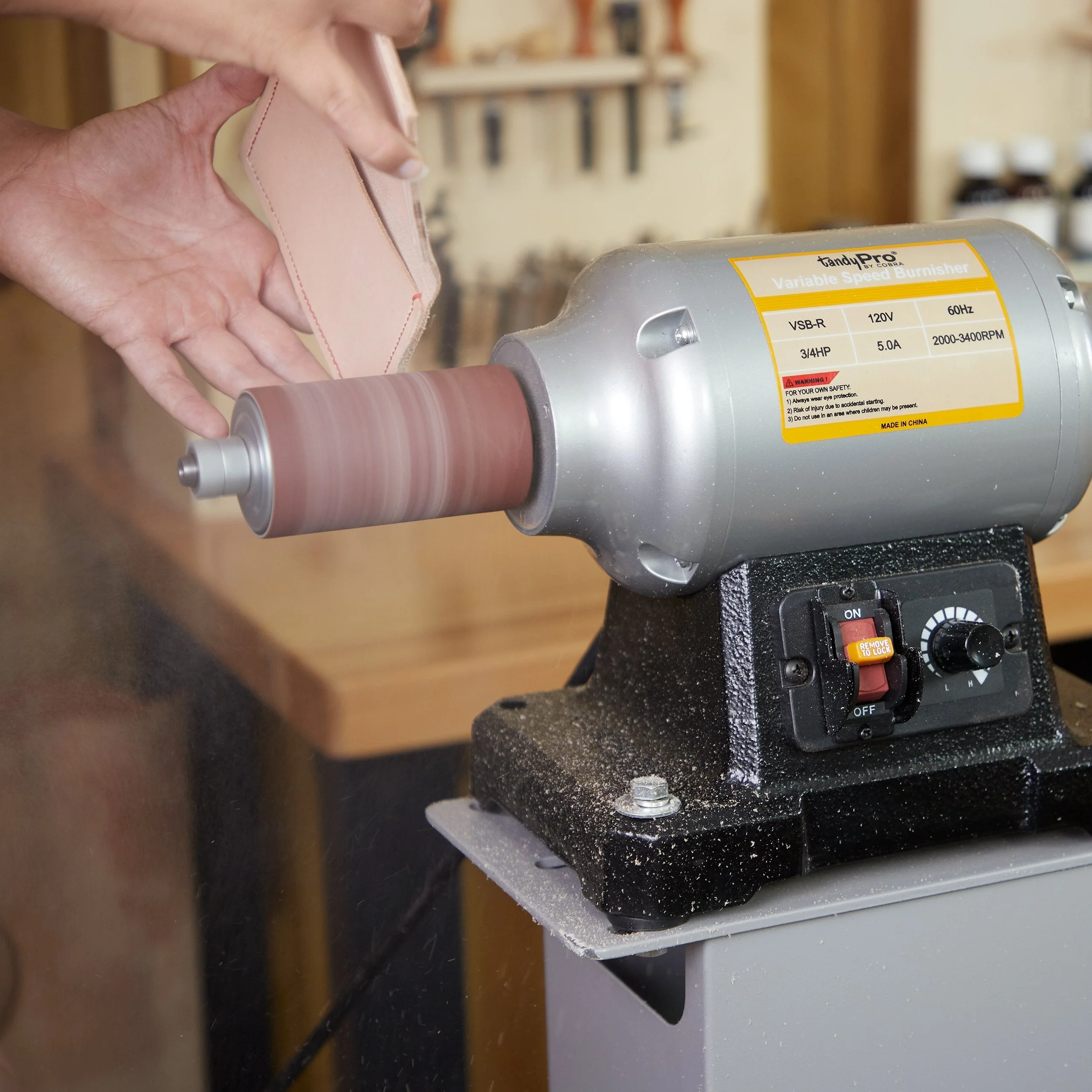 TandyPro® Burnisher Sanding Wheel - Image 6