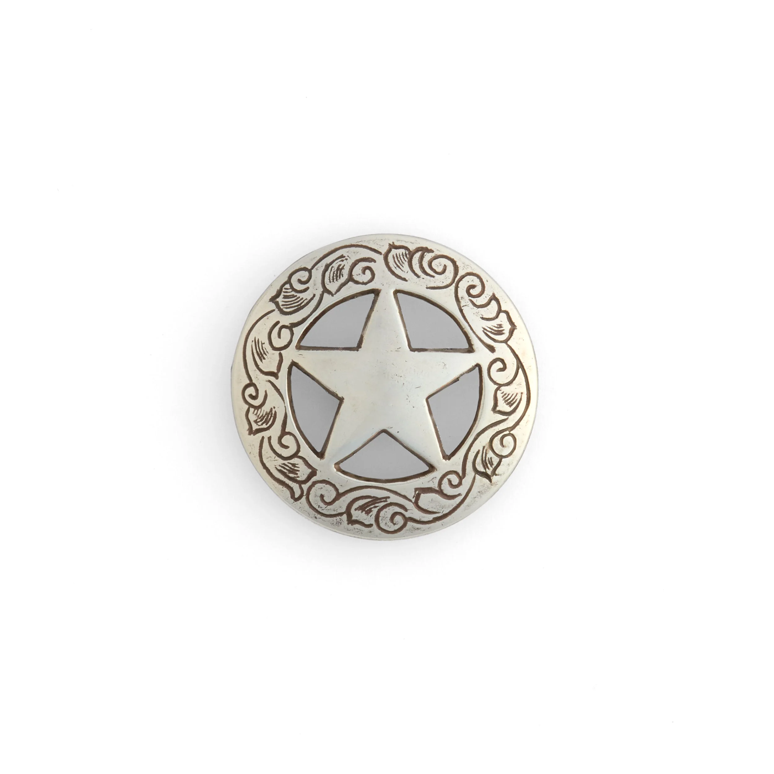 Texas Star Engraved Conchos - Image 3