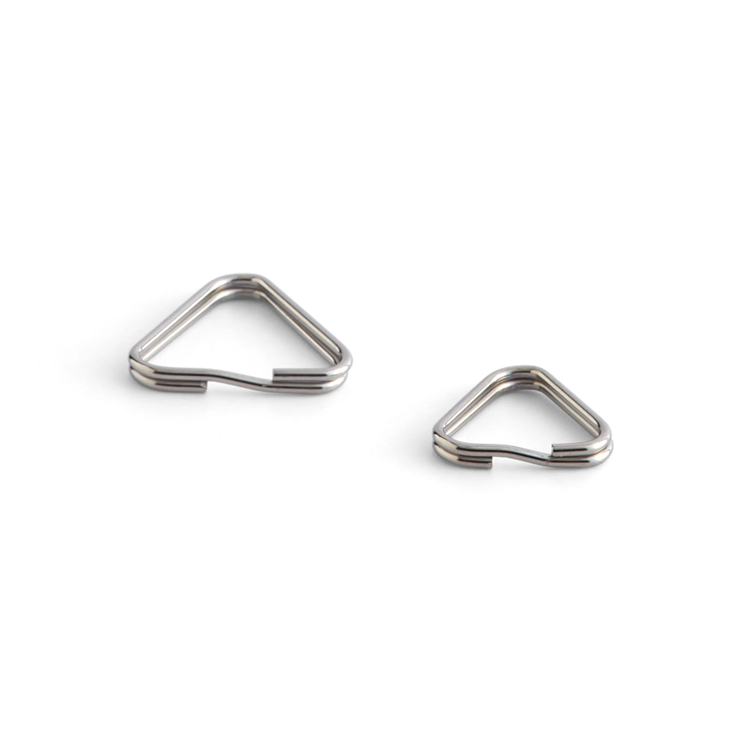 Stainless Steel Triangle Split Rings 10 Pack - Image 2