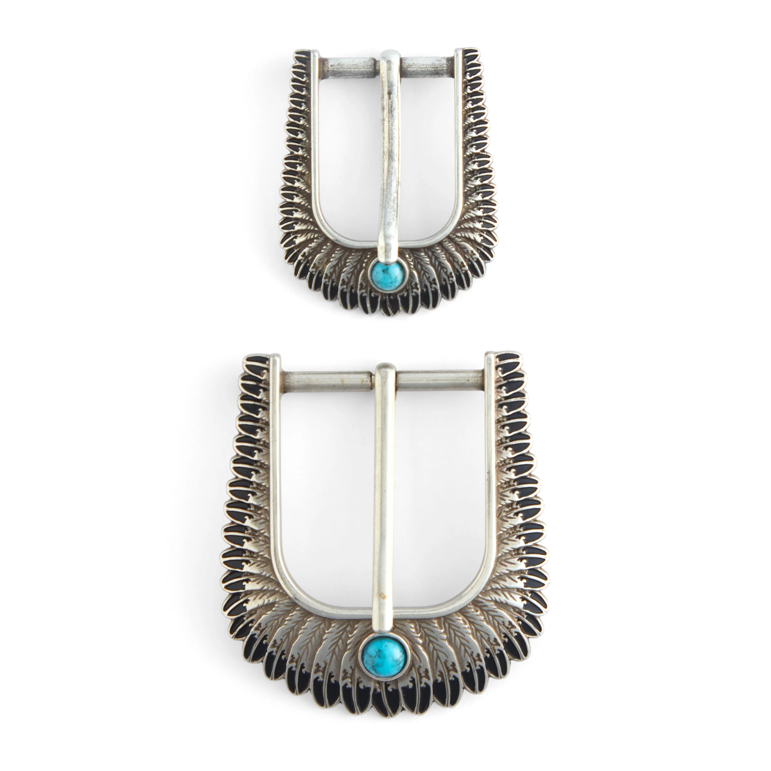 Turquoise Feather Buckle - Image 2