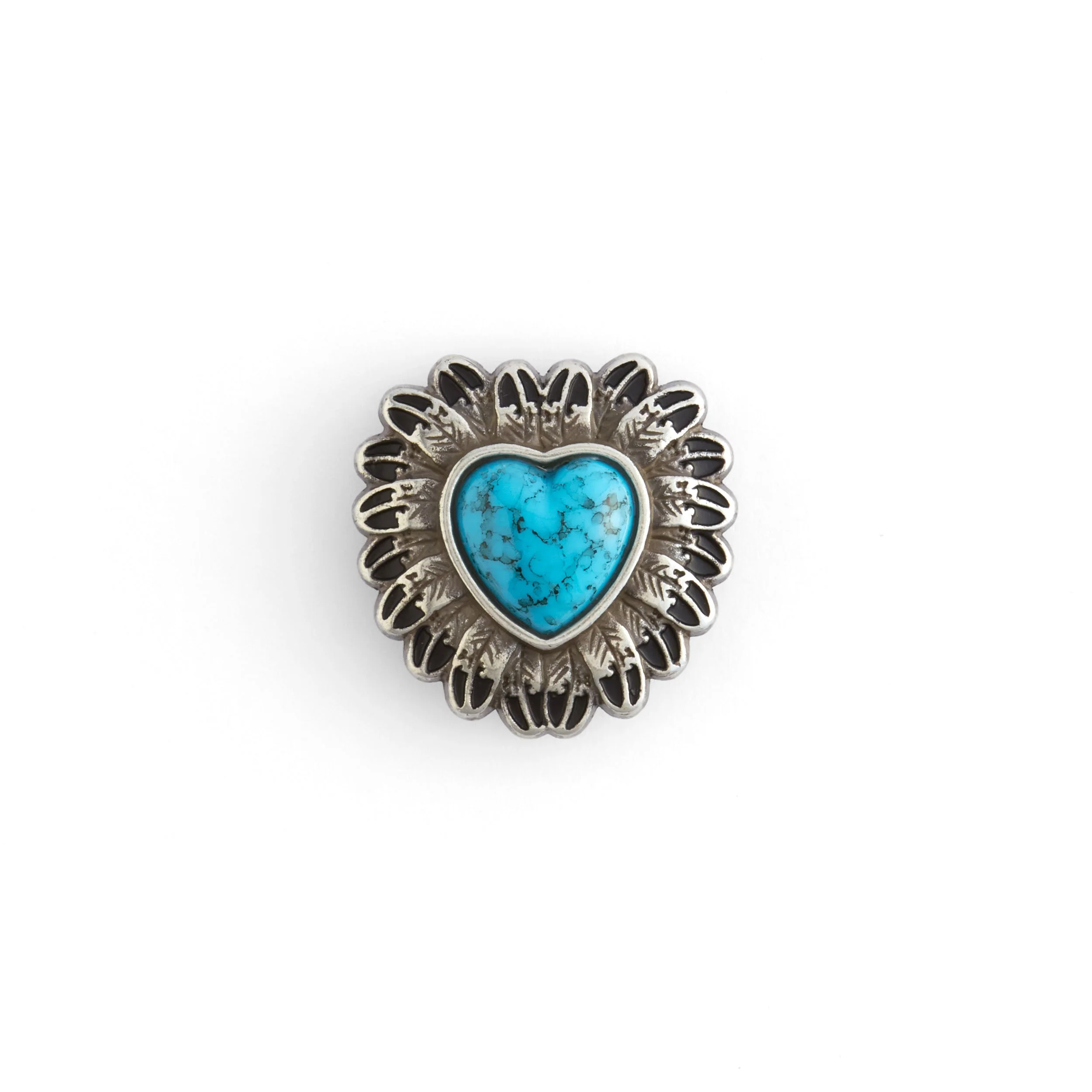 Turquoise Feather Conchos - Image 2