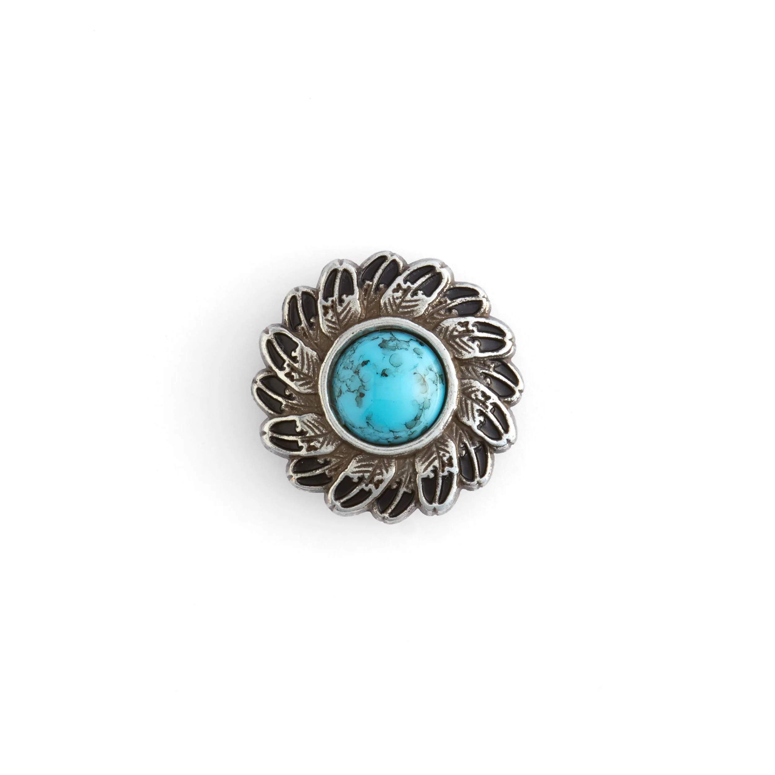 Turquoise Feather Conchos - Image 4