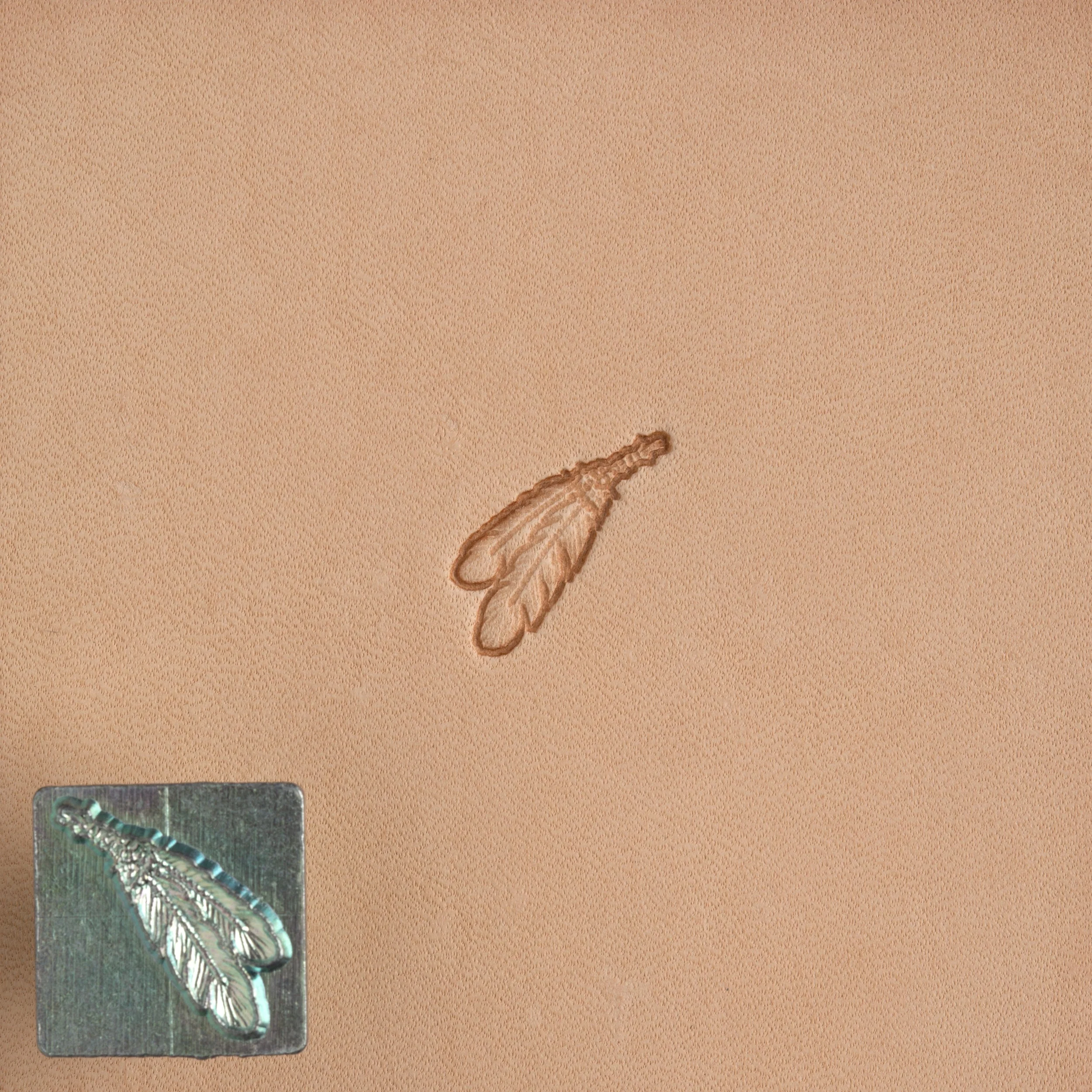 Craftool® Stamp Head Two Feathers - Image 2