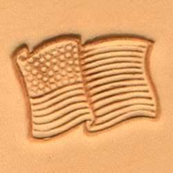 Craftool® Stamp Head Waving American Flag - Image 2