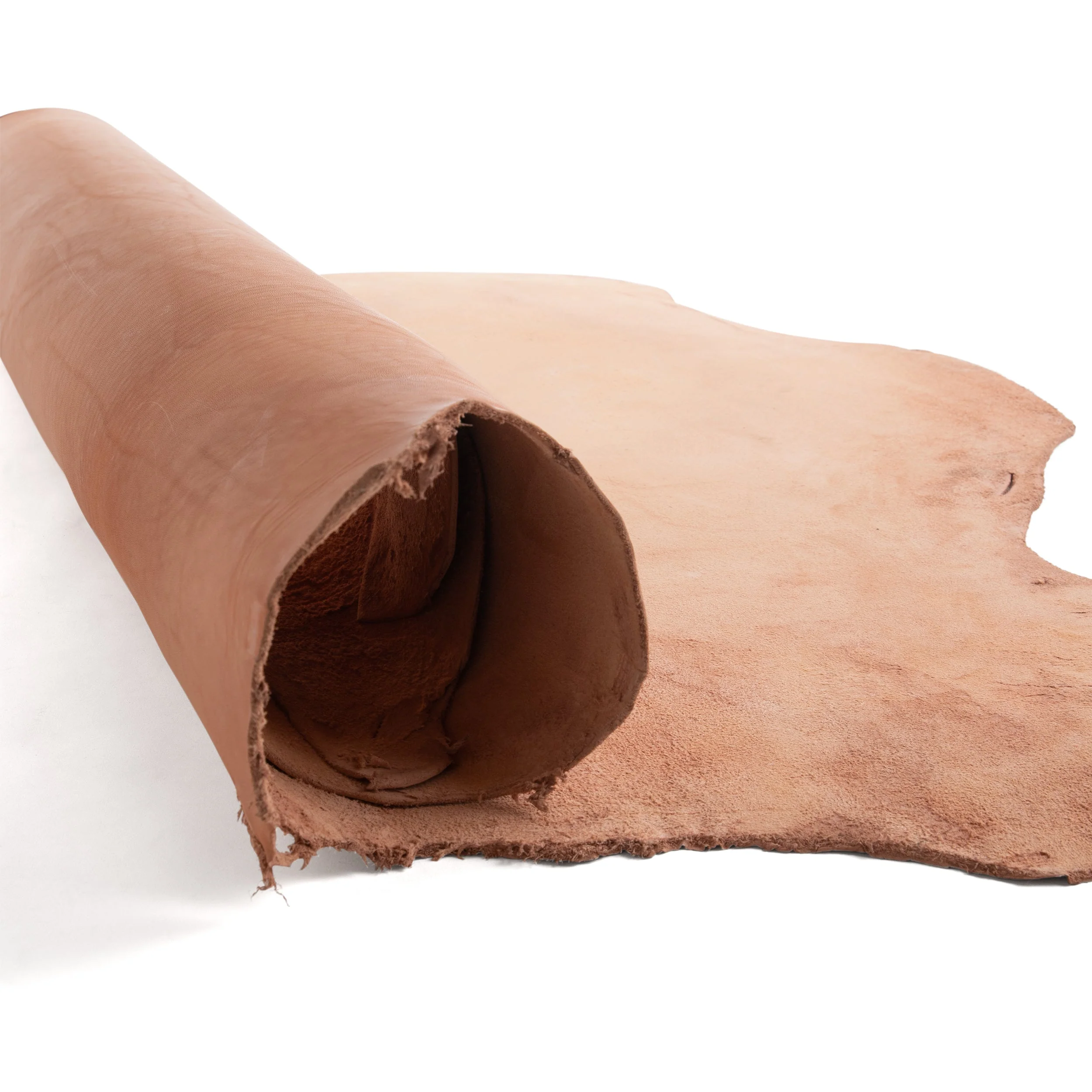Economy Veg-Tan Saddle Skirting Side Golden Rose - Image 3