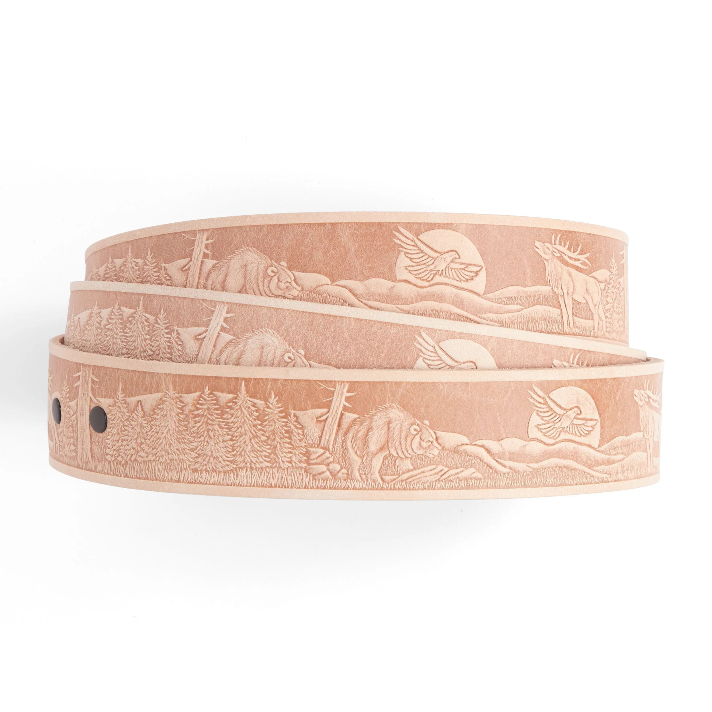 Wildlife Embossed Belt Blank - Image 2