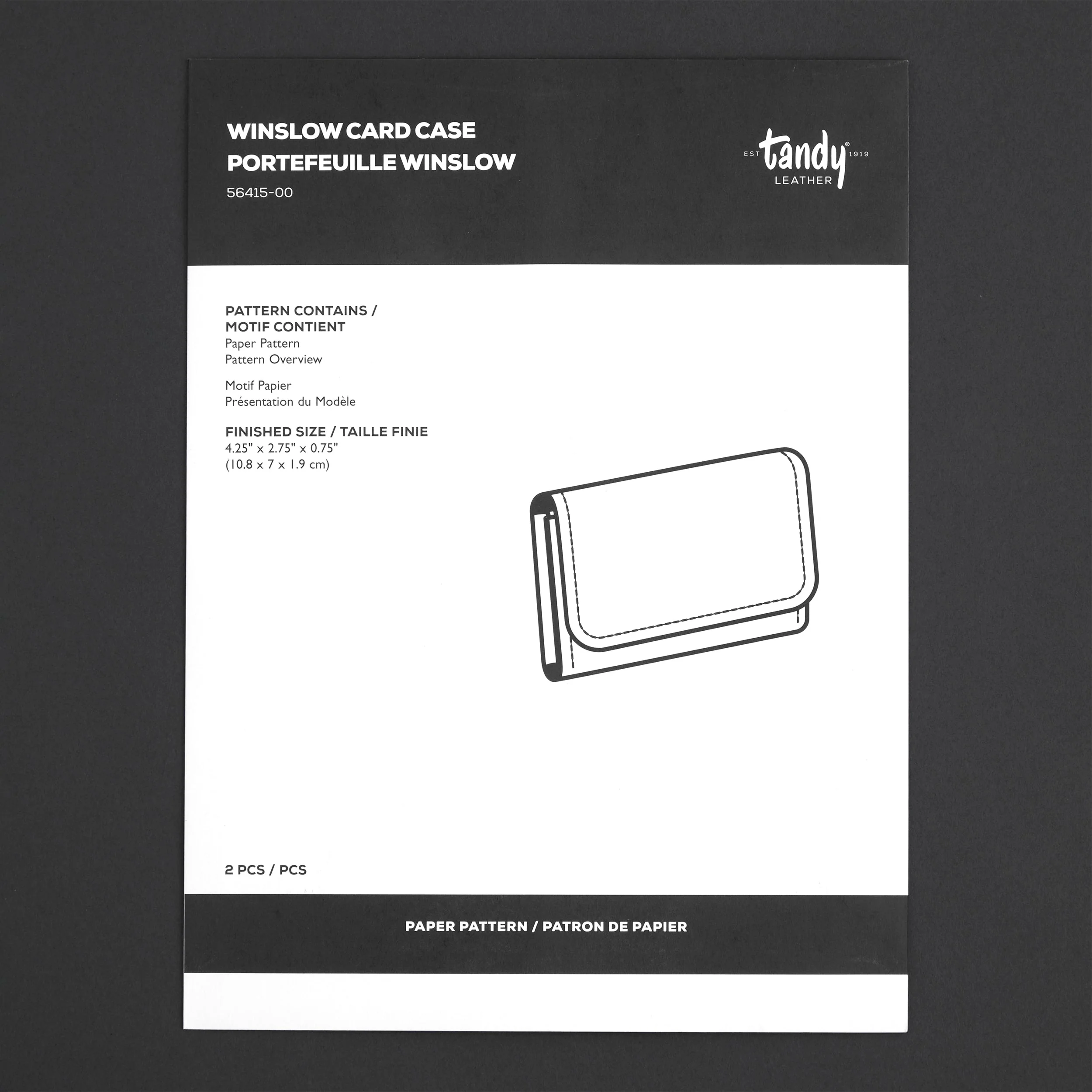 Winslow Small Wallet Paper Pattern - Image 5