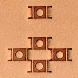 Craftool® Shape Center Basketweave Stamp - Image 4