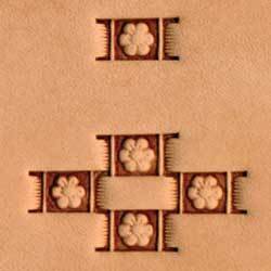 Craftool® Shape Center Basketweave Stamp - Image 6