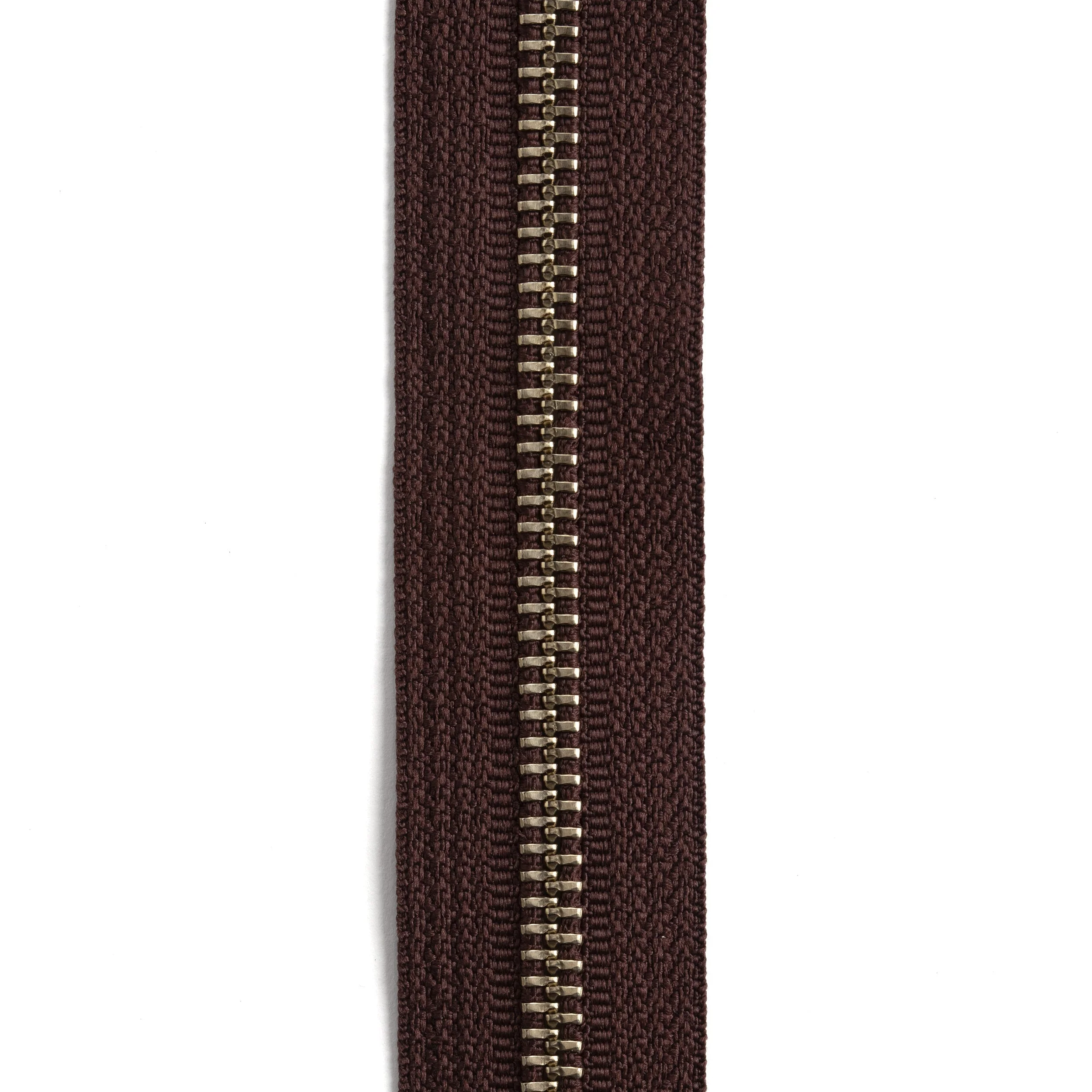 YKK #5 Nickel Plate Zipper Tape by the Yard - Image 2