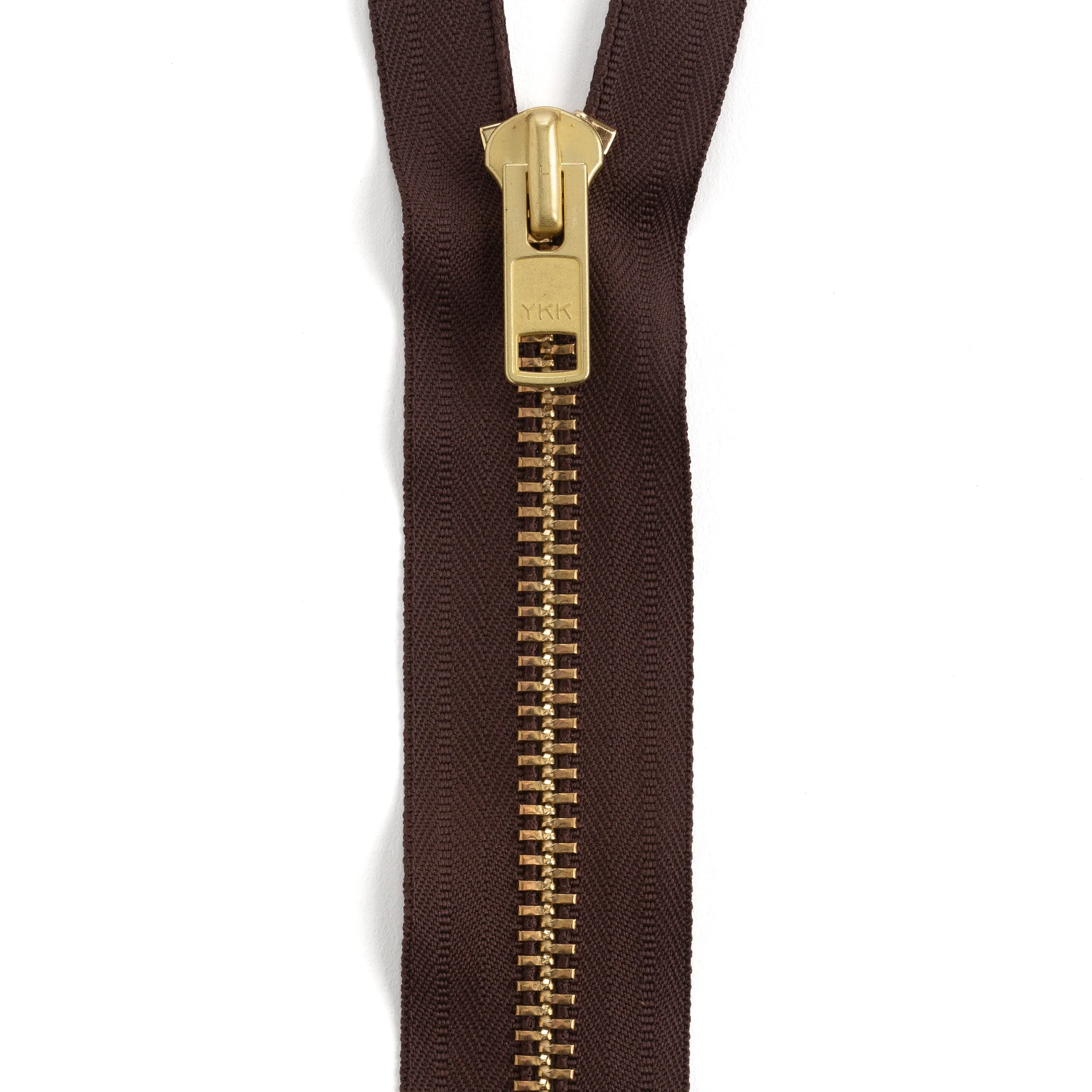 YKK #10 Brass Complete Chap Zipper - Image 2