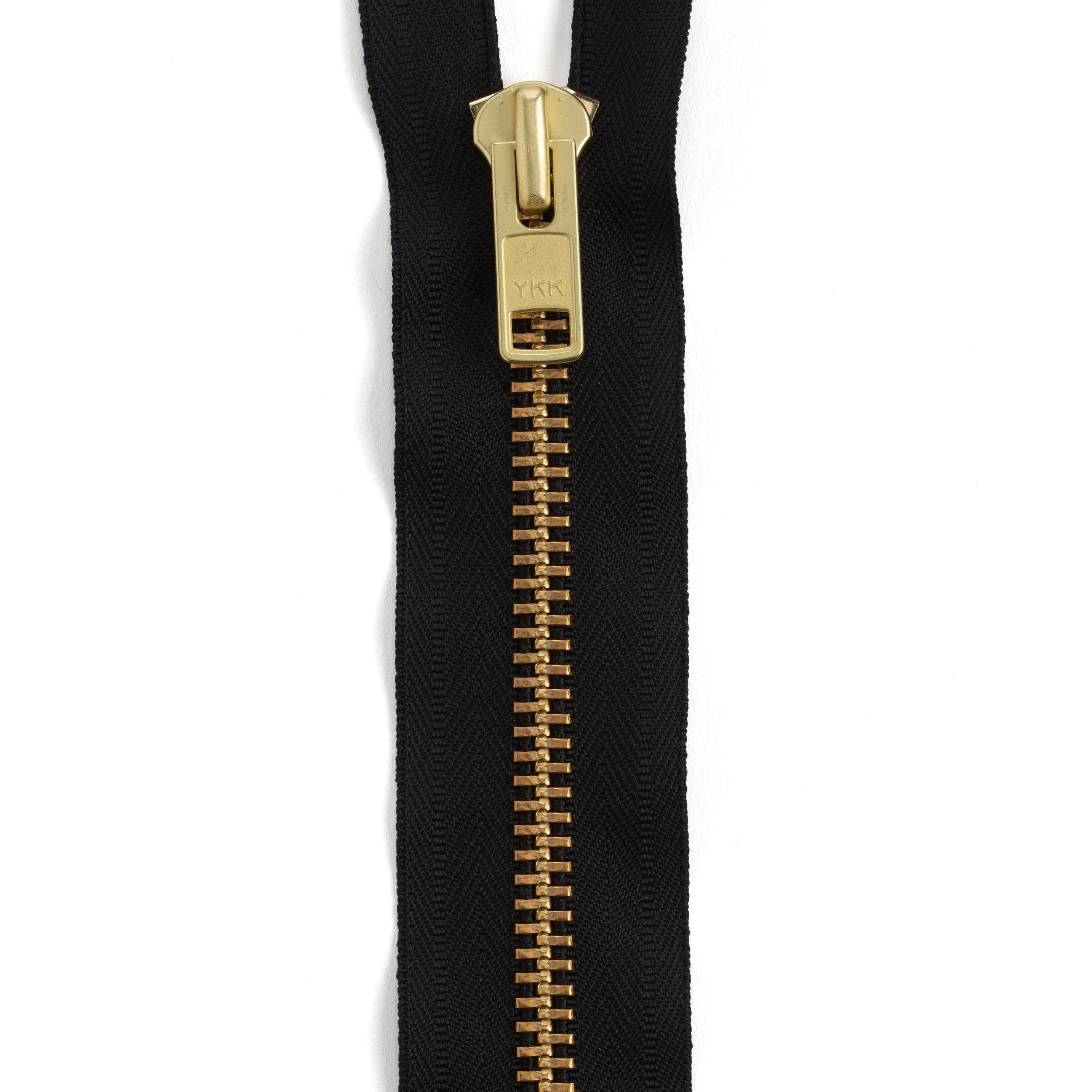YKK #10 Brass Complete Chap Zipper - Image 4