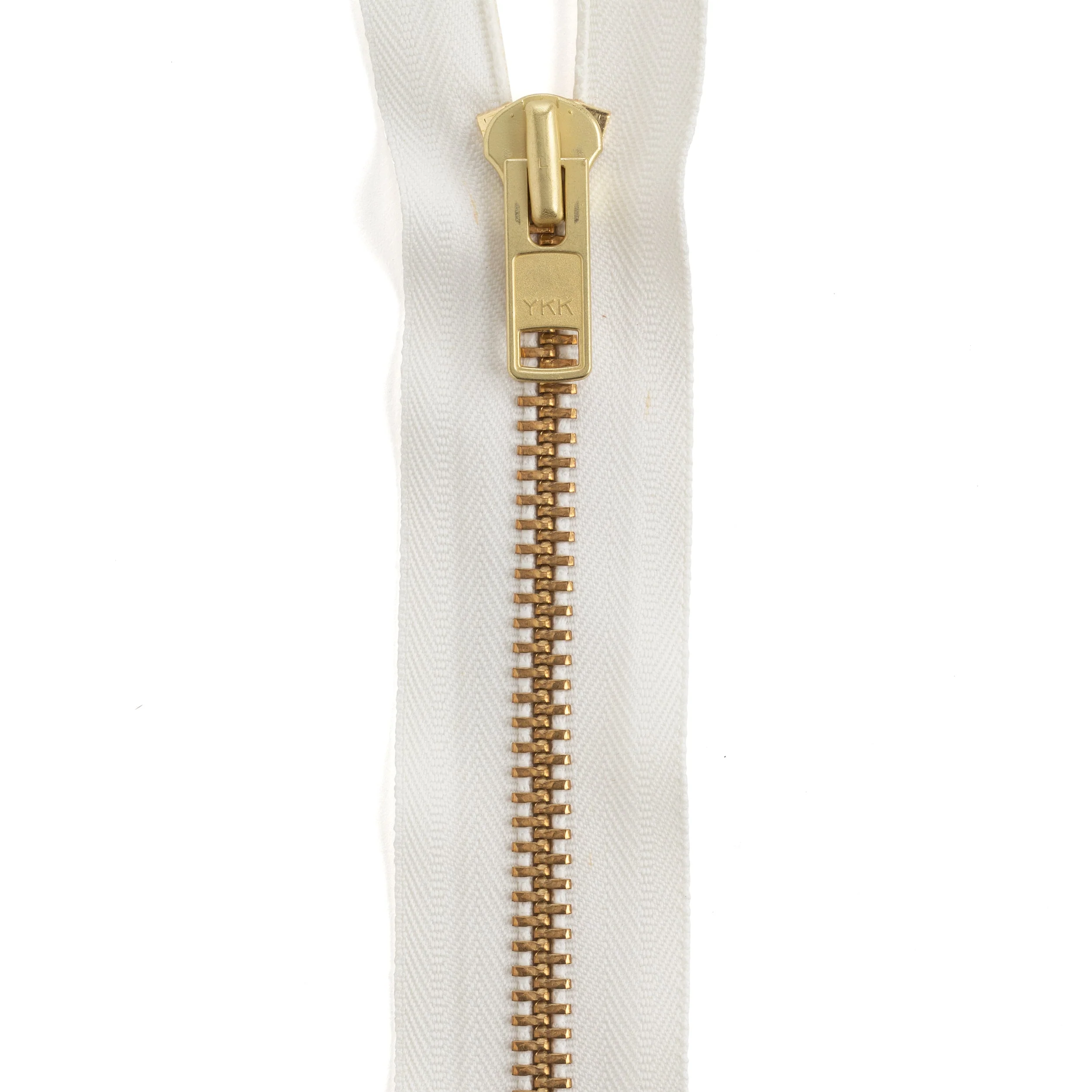 YKK #10 Brass Complete Chap Zipper - Image 6