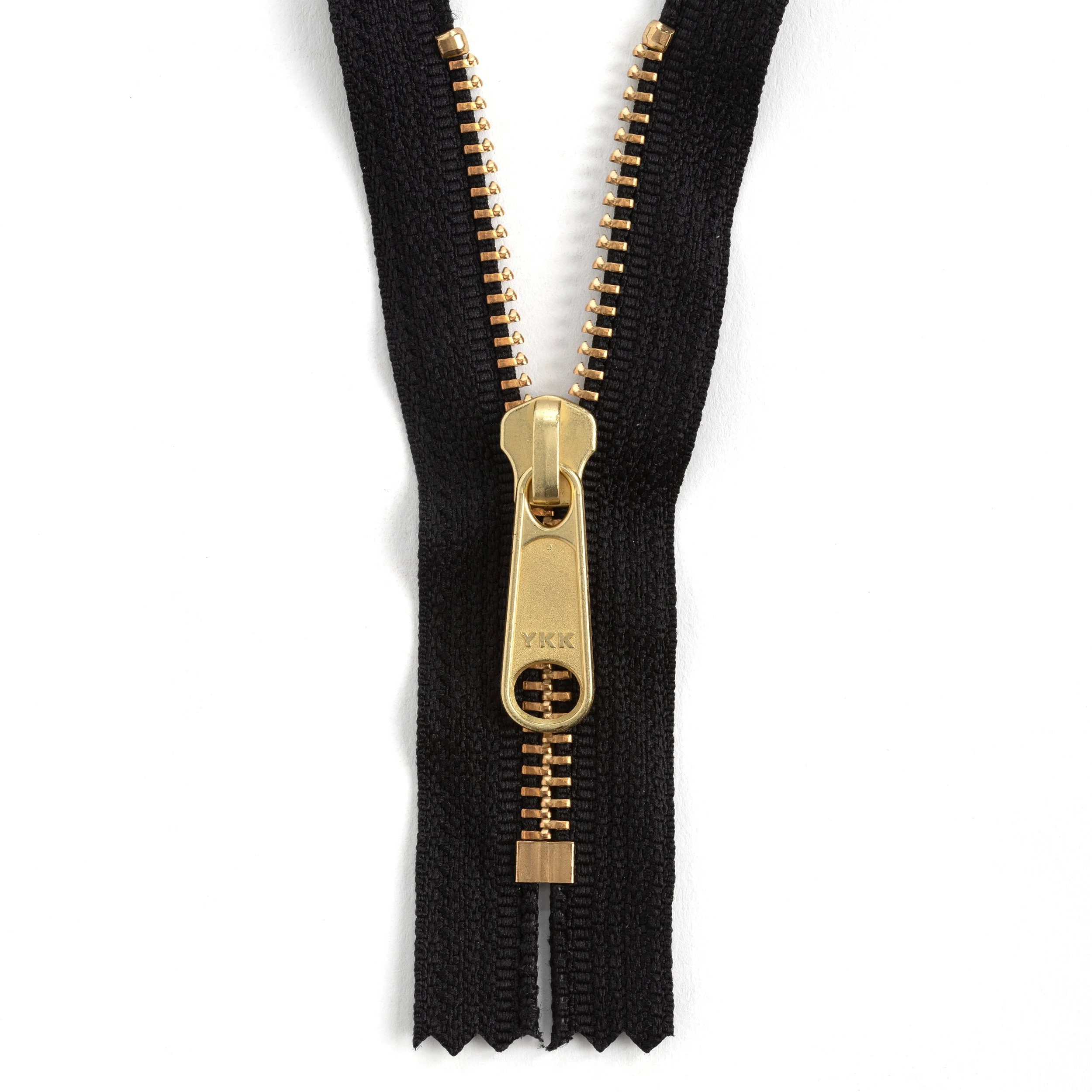 YKK #5 Brass Complete Zipper - Image 2