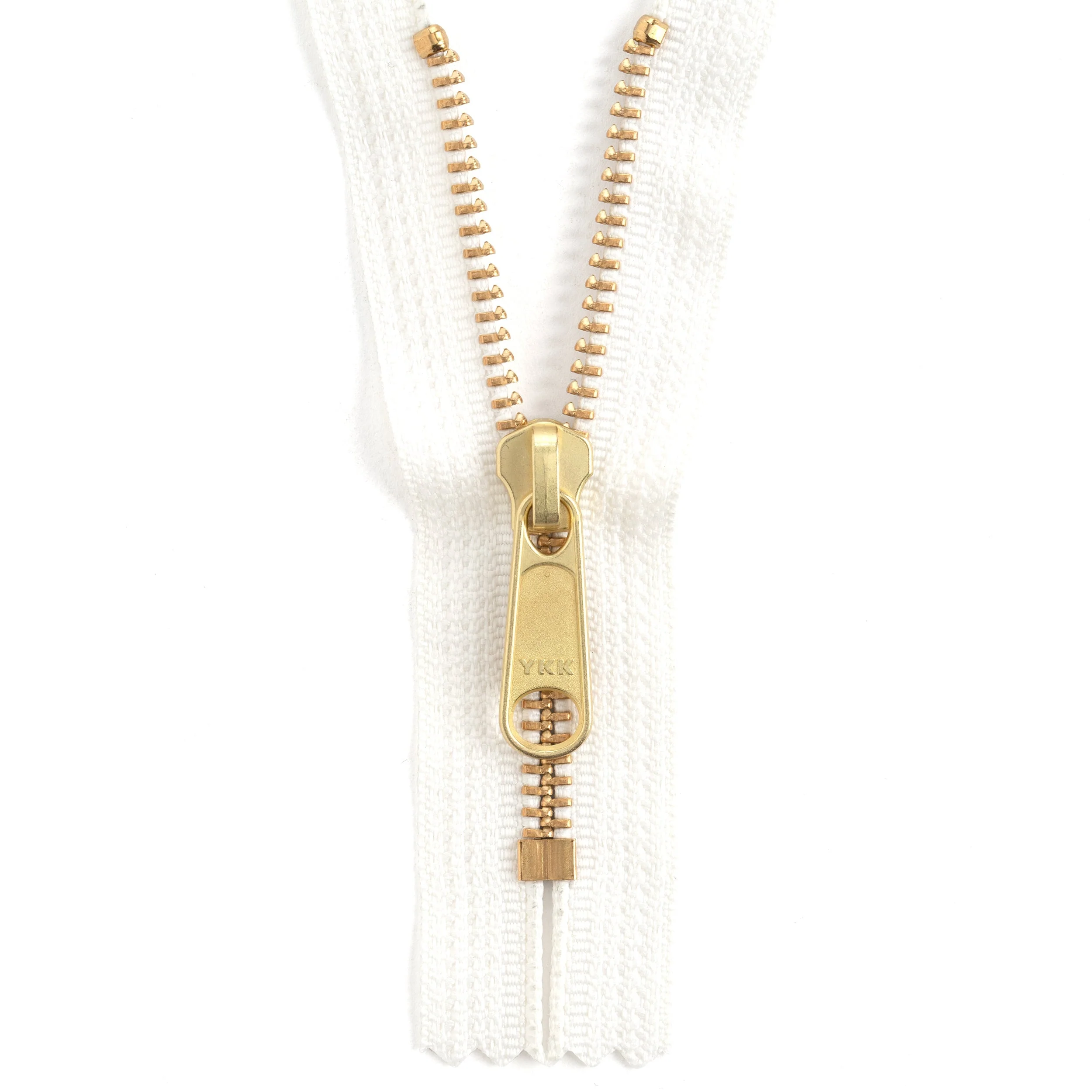 YKK #5 Brass Complete Zipper - Image 4